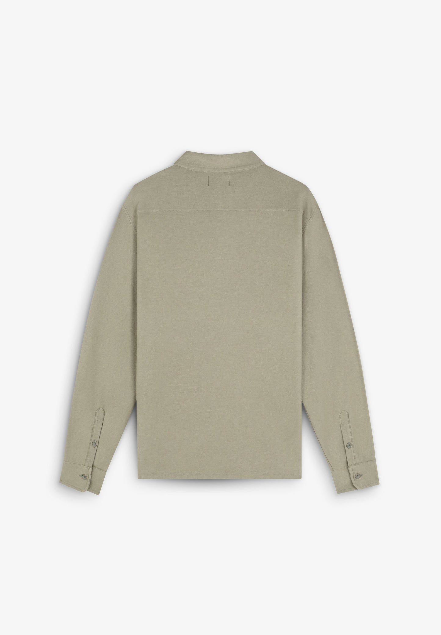 STRICK-POLOSHIRT MIT LANGEN ÄRMELN