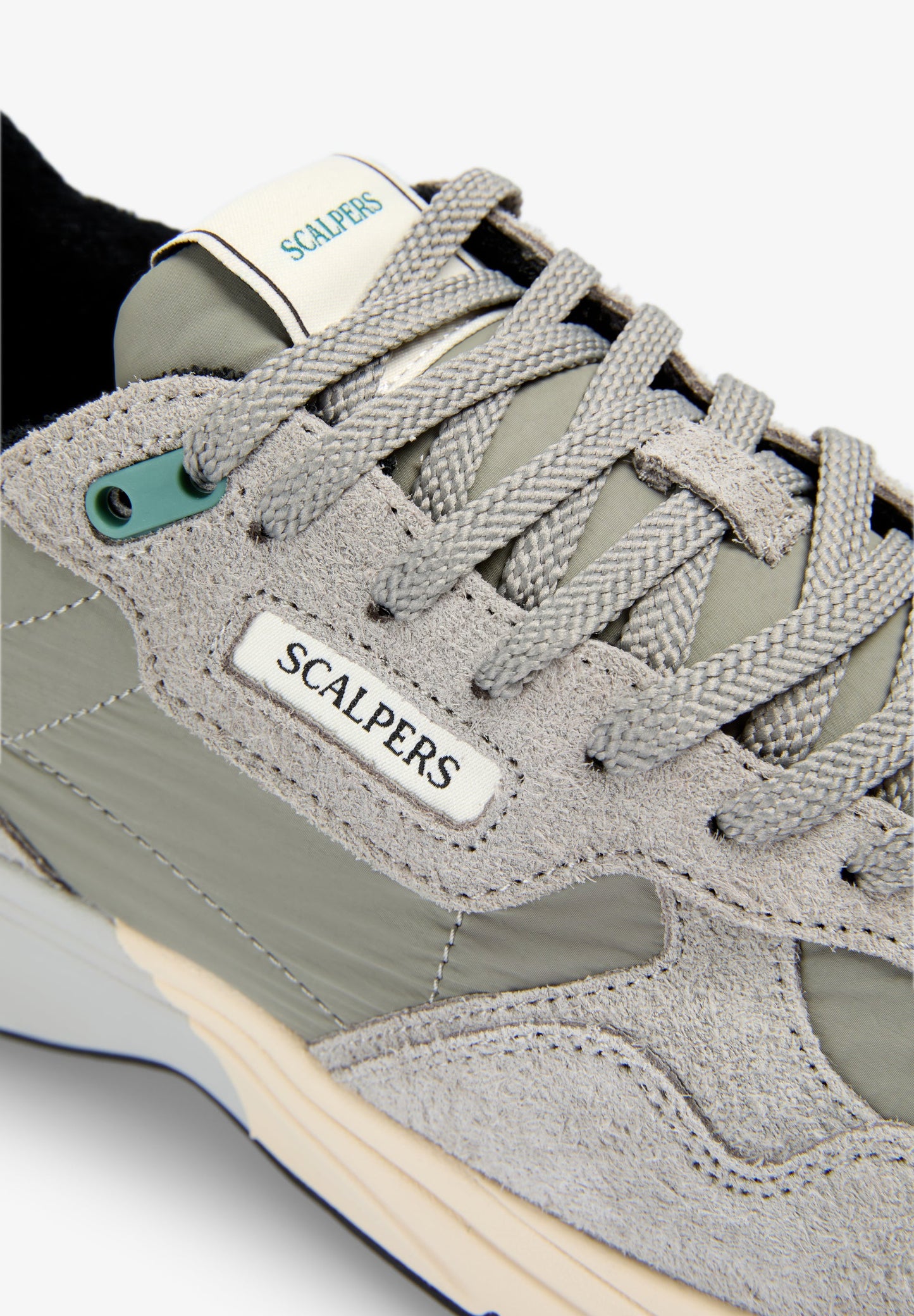 CONTRAST SUEDE SNEAKERS