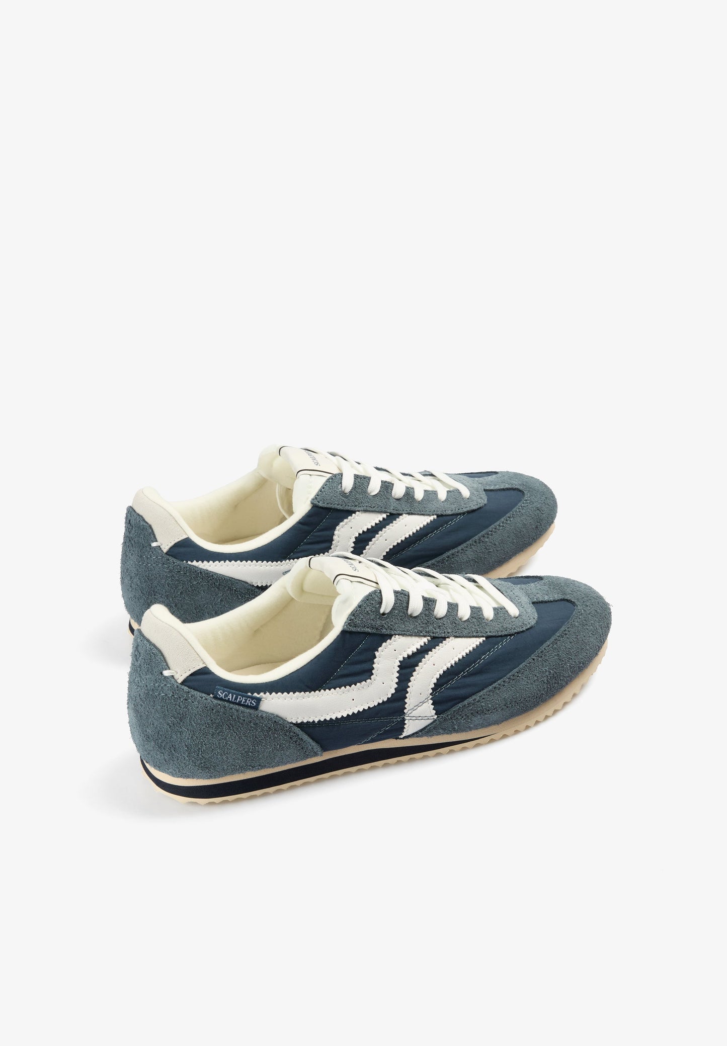 SUEDE COMBINATION RETRO SNEAKERS