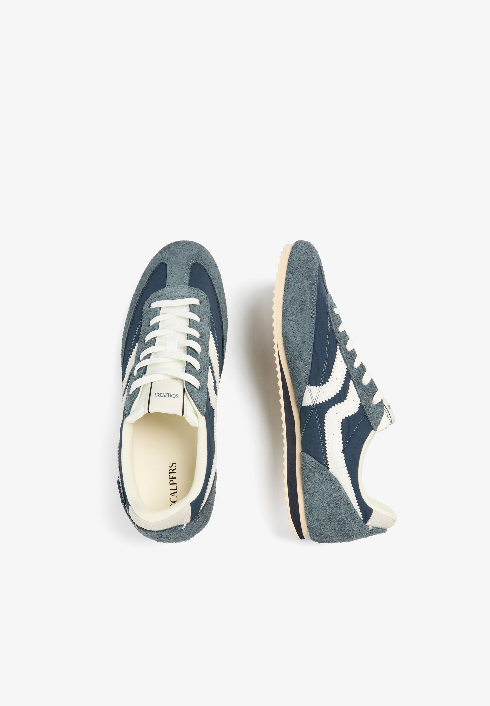 SUEDE COMBINATION RETRO SNEAKERS