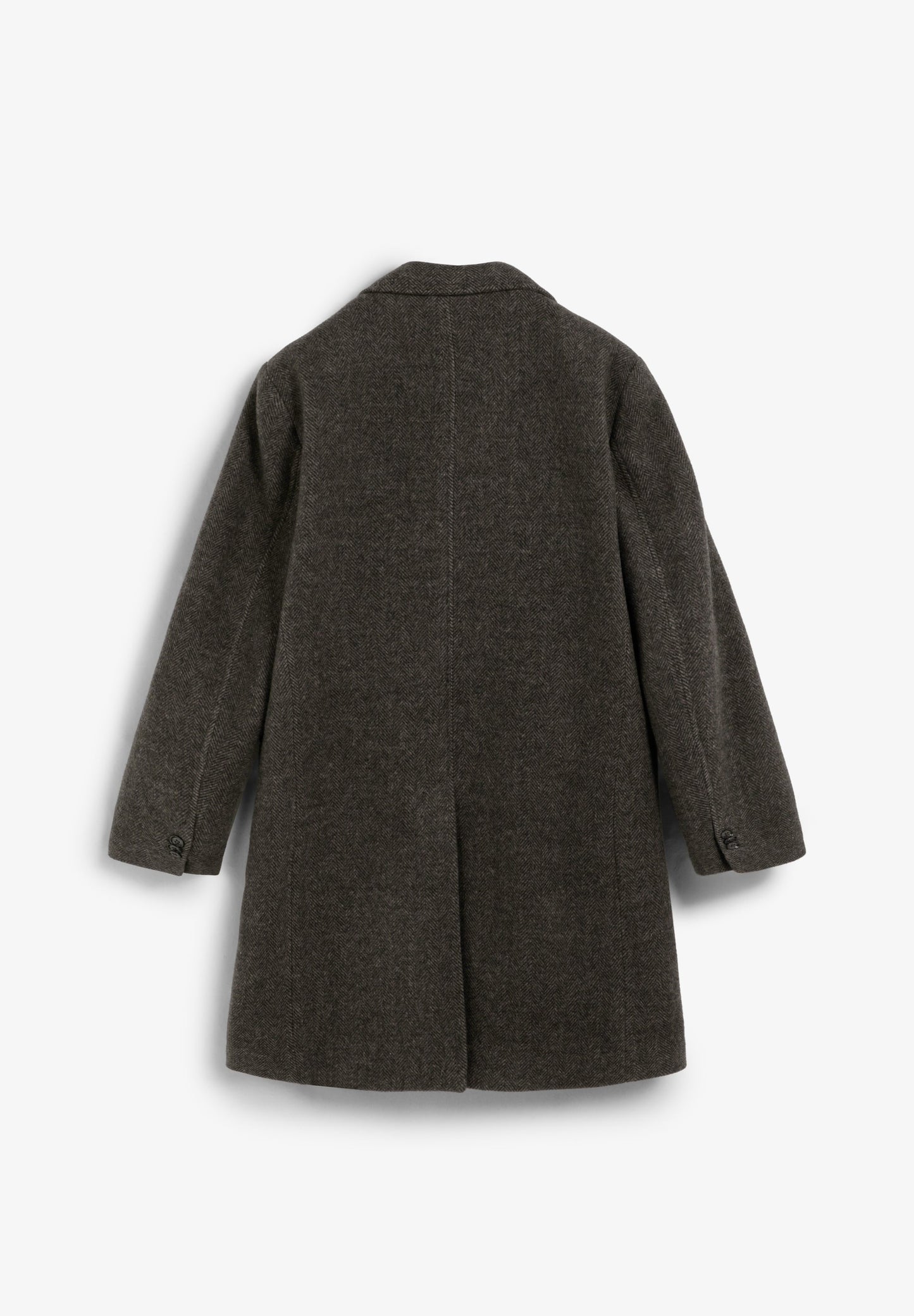 MANTEAU EN LAINE À CHEVRONS