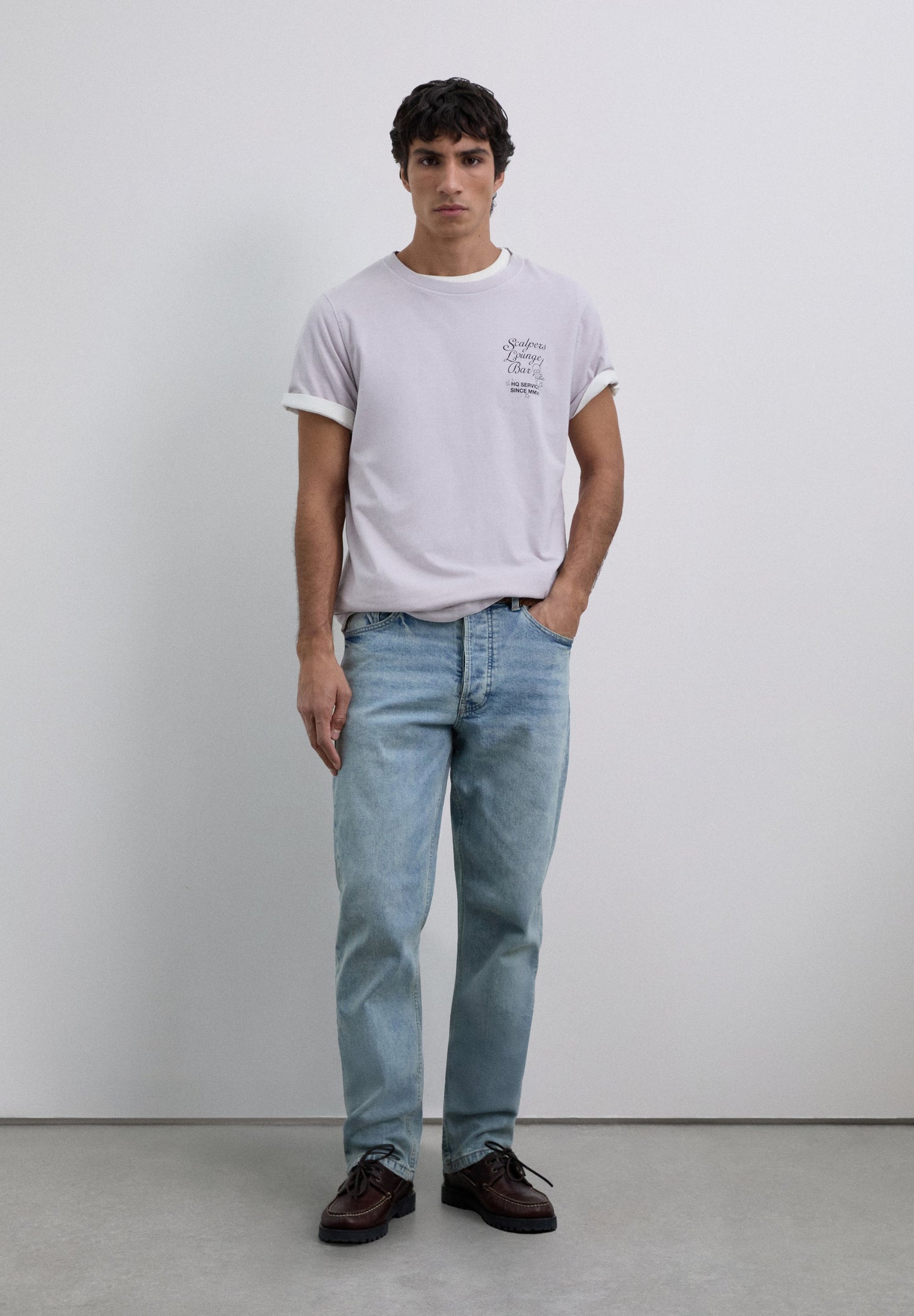 T-SHIRT MIT LOUNGE BAR-PRINT