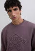 SWEATSHIRT WITH RAISED LOGO