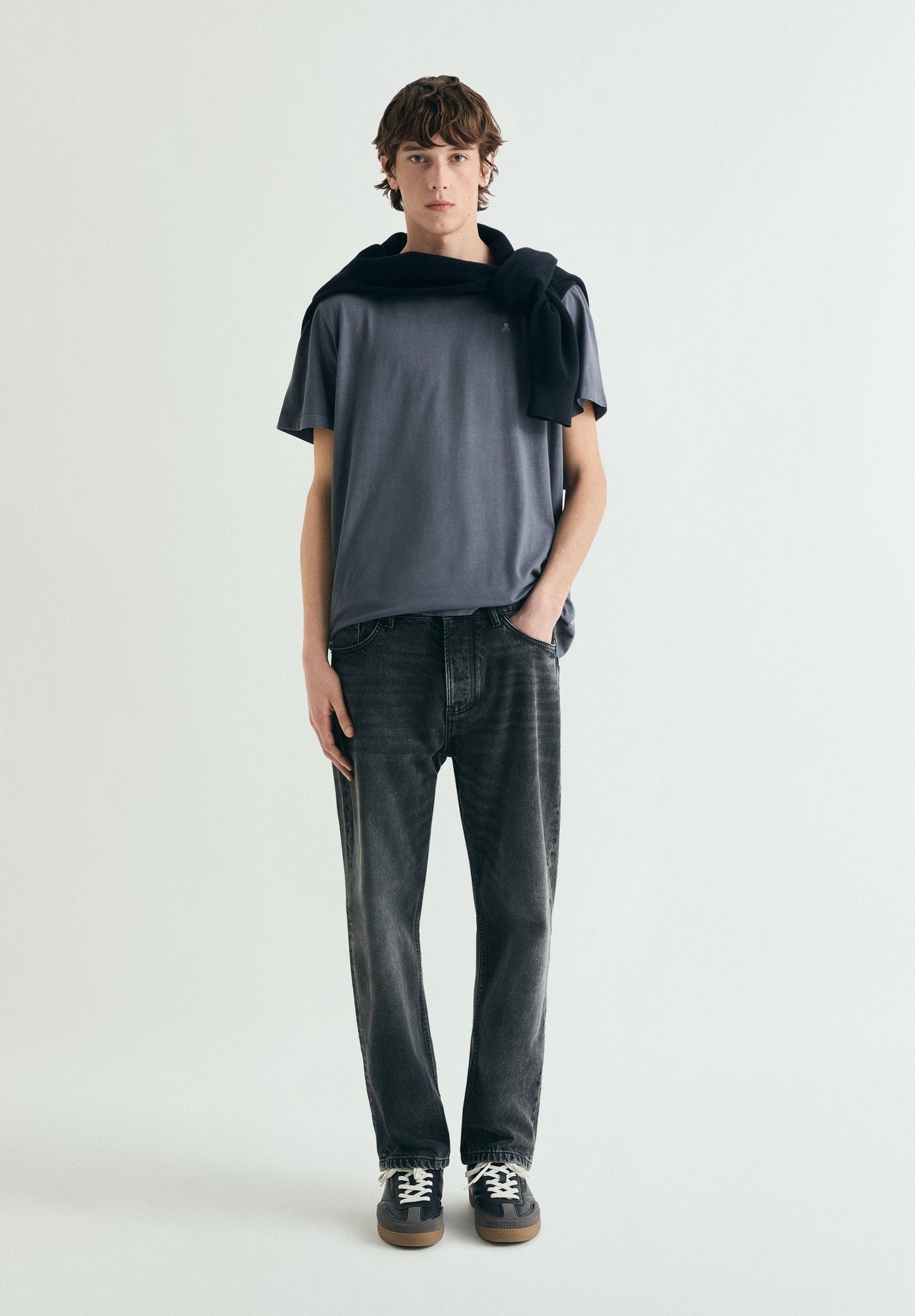 CHEMISE BRODÉE EFFET DÉLAVÉ