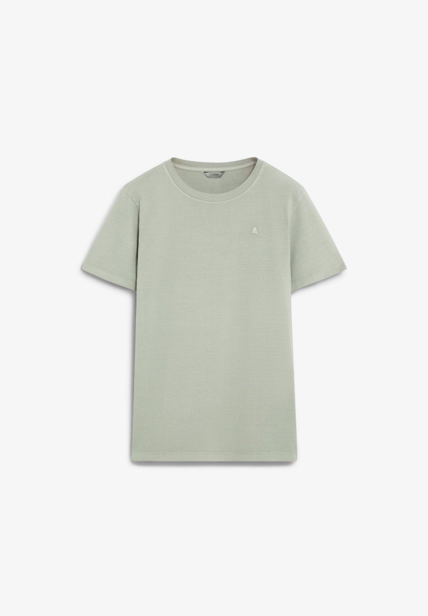 EMBROIDERED WASHED EFFECT T-SHIRT