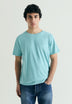 VERWASCHENES T-SHIRT MIT STICKEREI