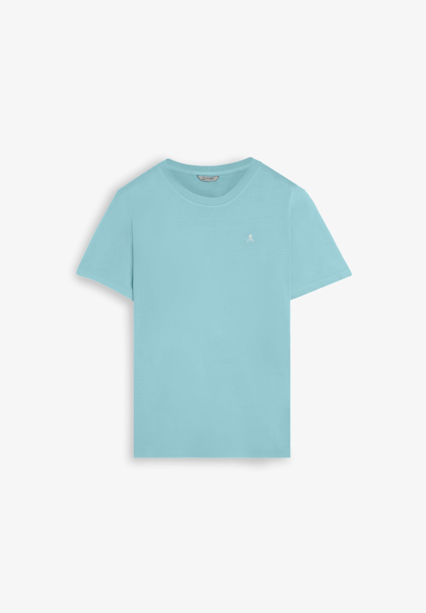 VERWASCHENES T-SHIRT MIT STICKEREI