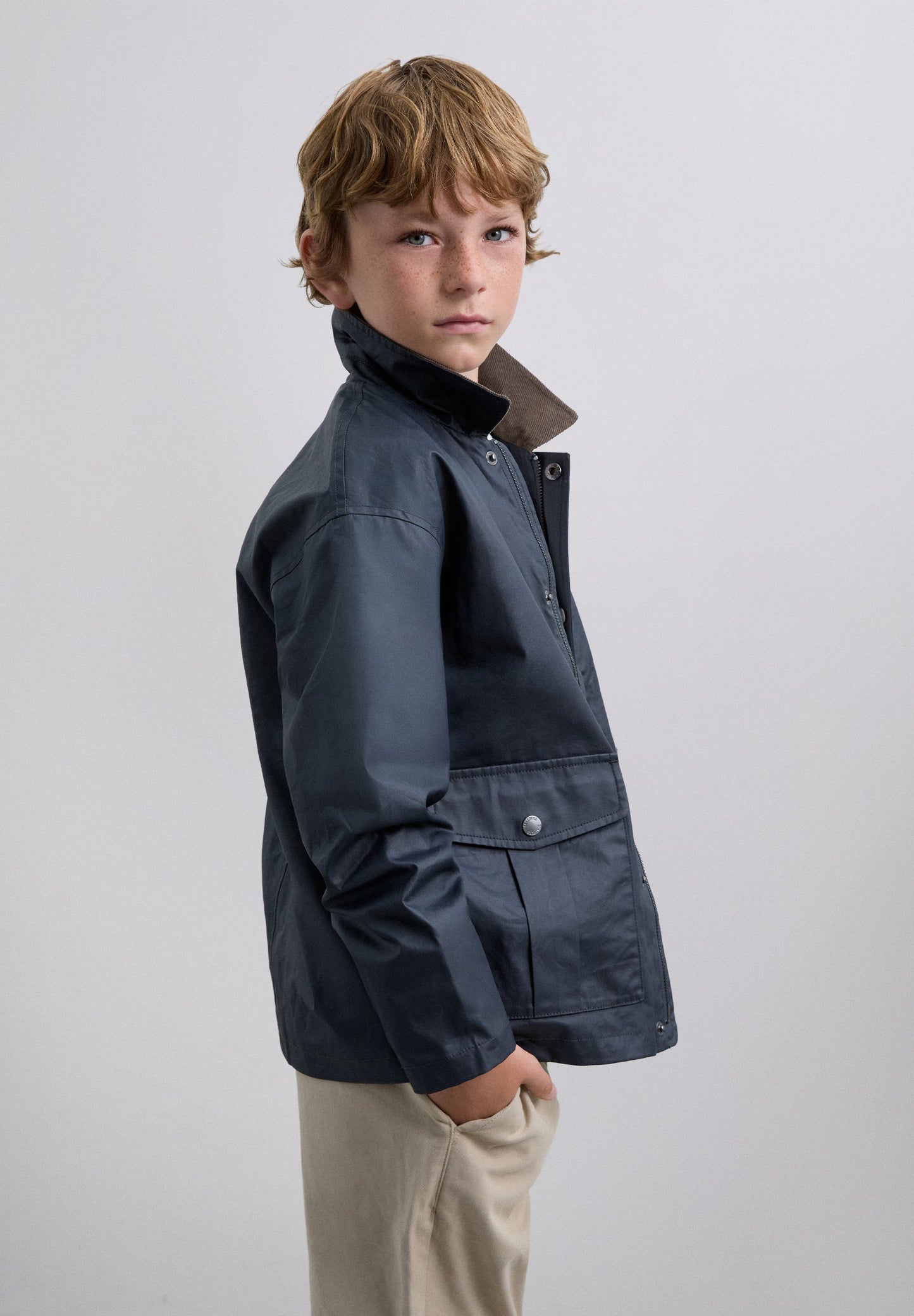 VESTE COL CHEMISE