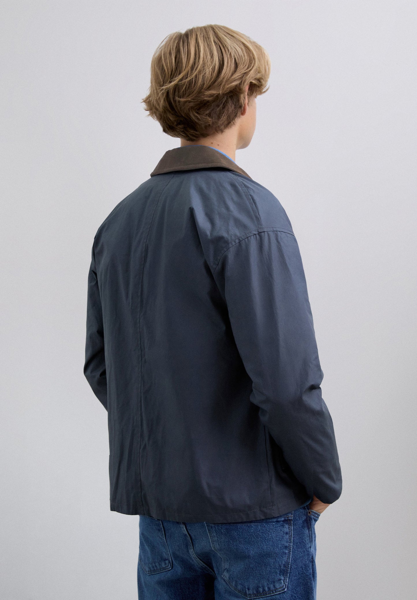 JACKET WITH SHIRT COLLAR