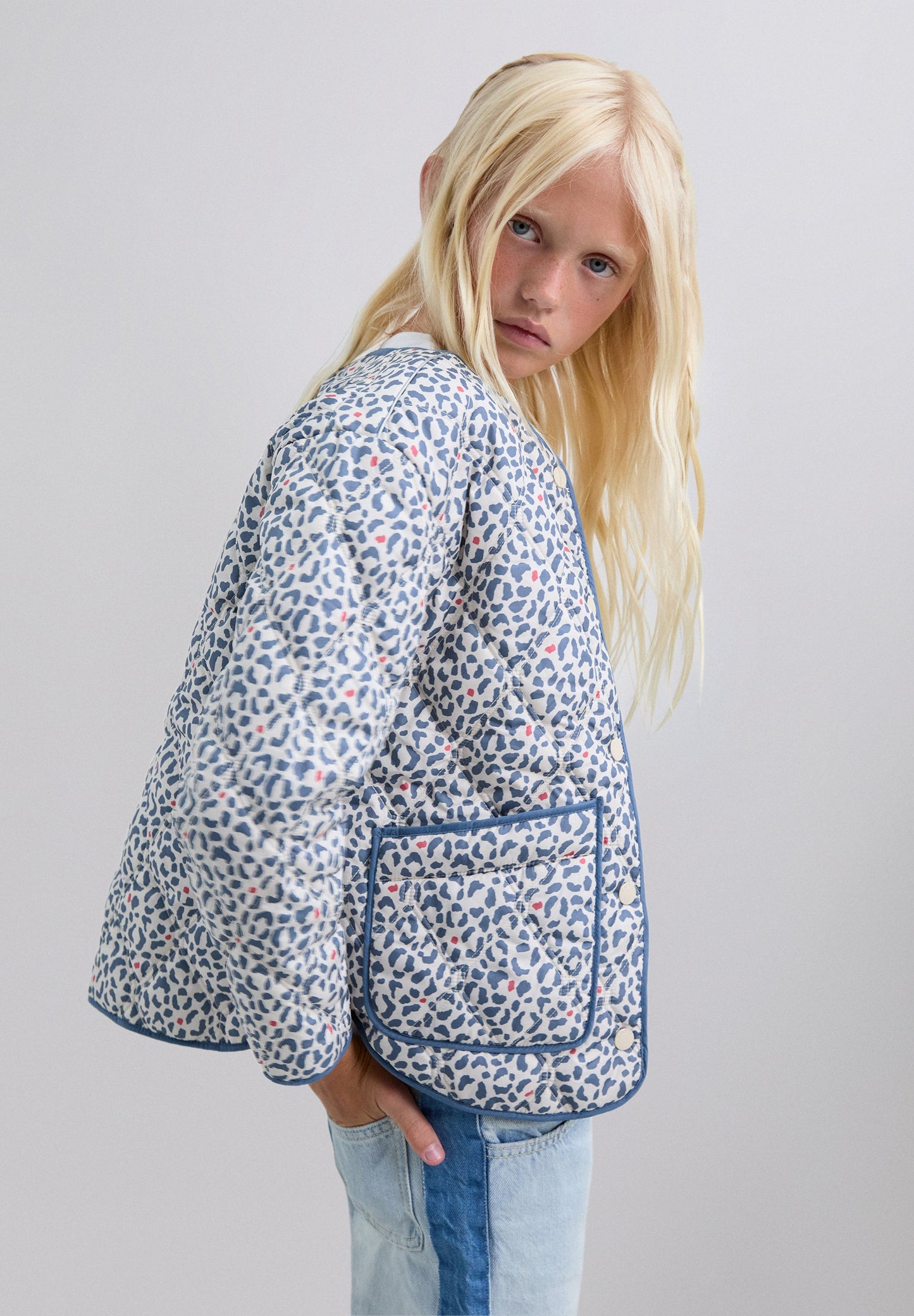 VESTE MATELASSÉE IMPRIMÉ ANIMAL