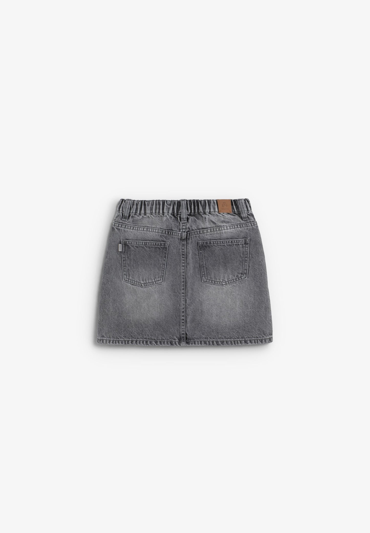 FALDA MINI DENIM TACHUELAS