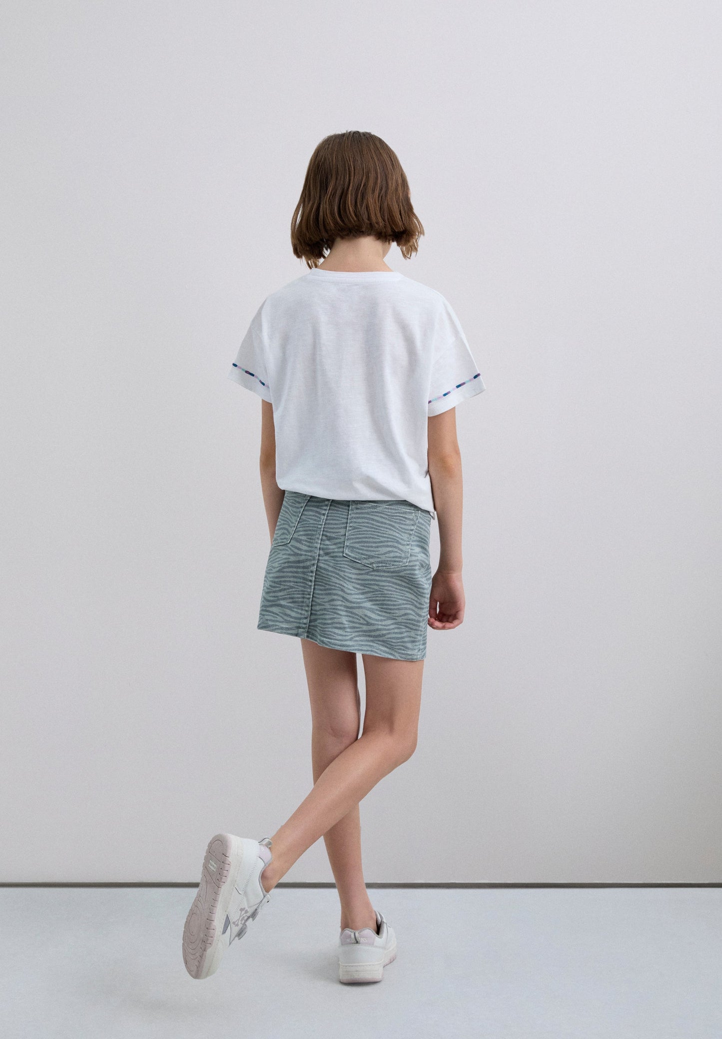 MINI-JUPE IMPRIMÉ ZÈBRE