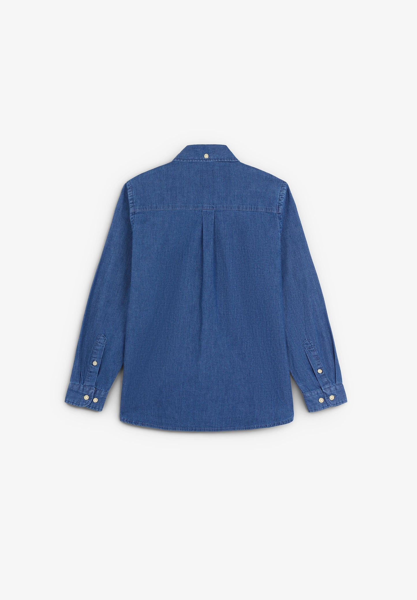 DENIM OVERHEMD DOODSHOOFD