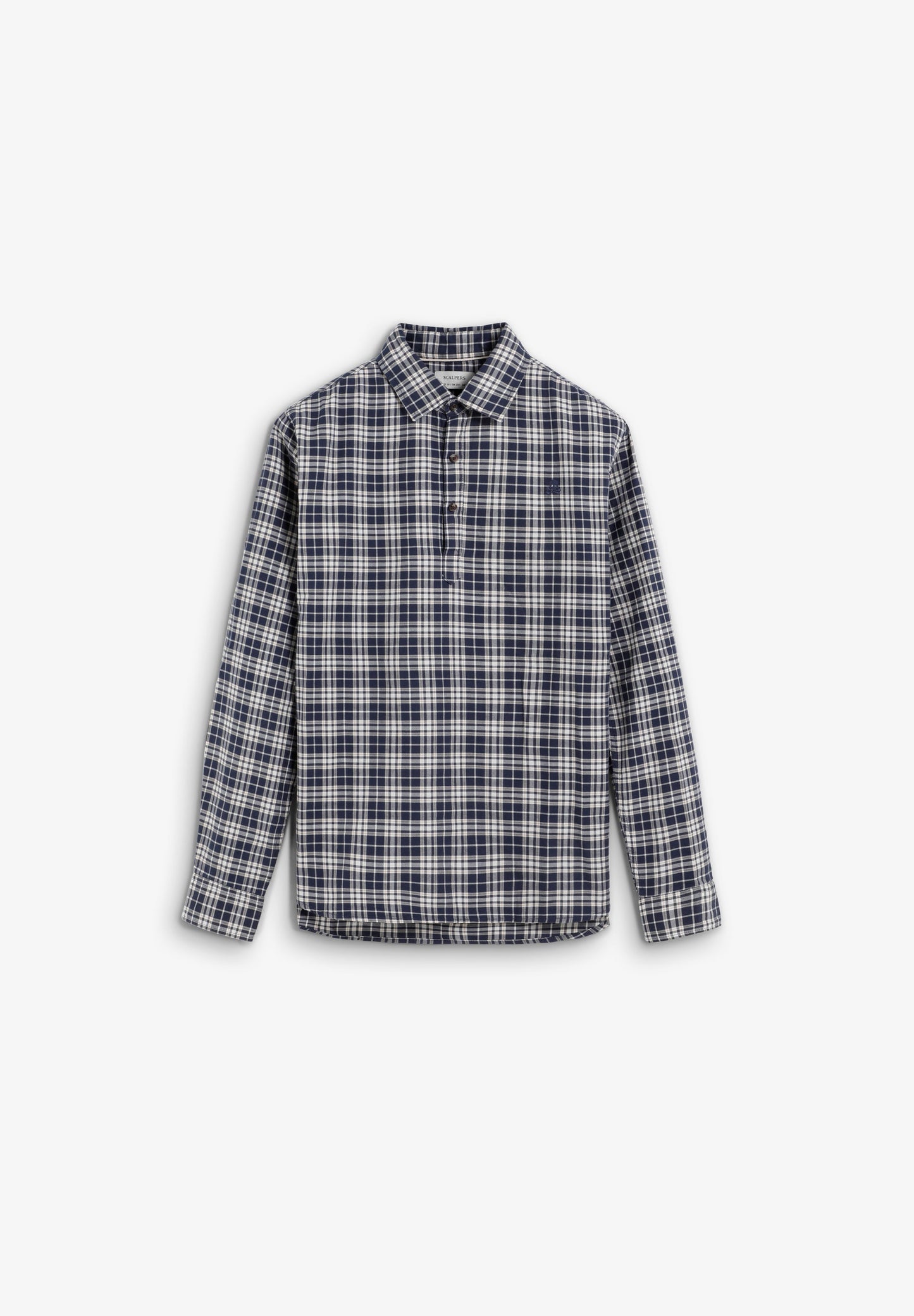CHECK FLEECE SHIRT WITH SKULL