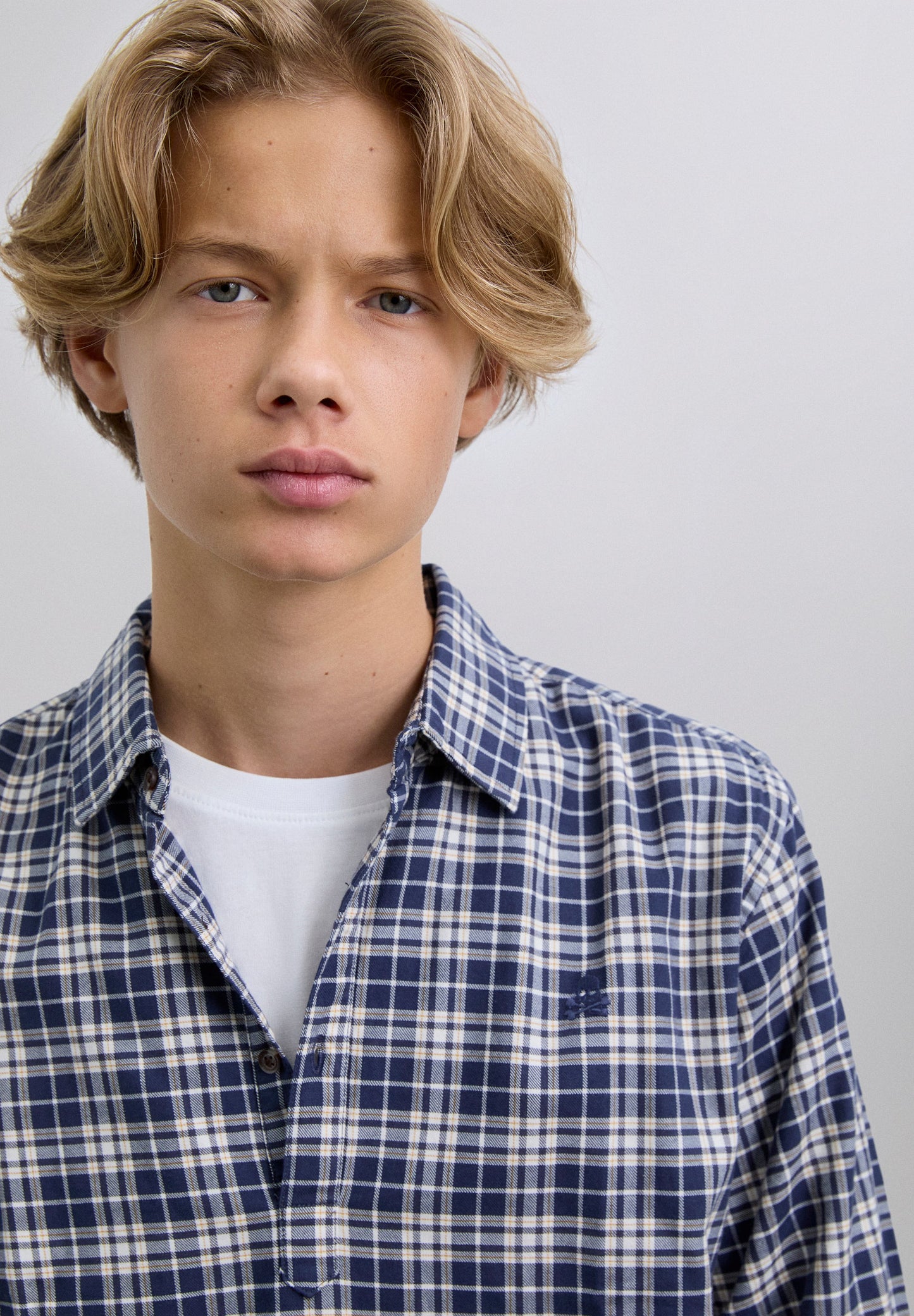 CHEMISE POLO CARREAUX SKULL