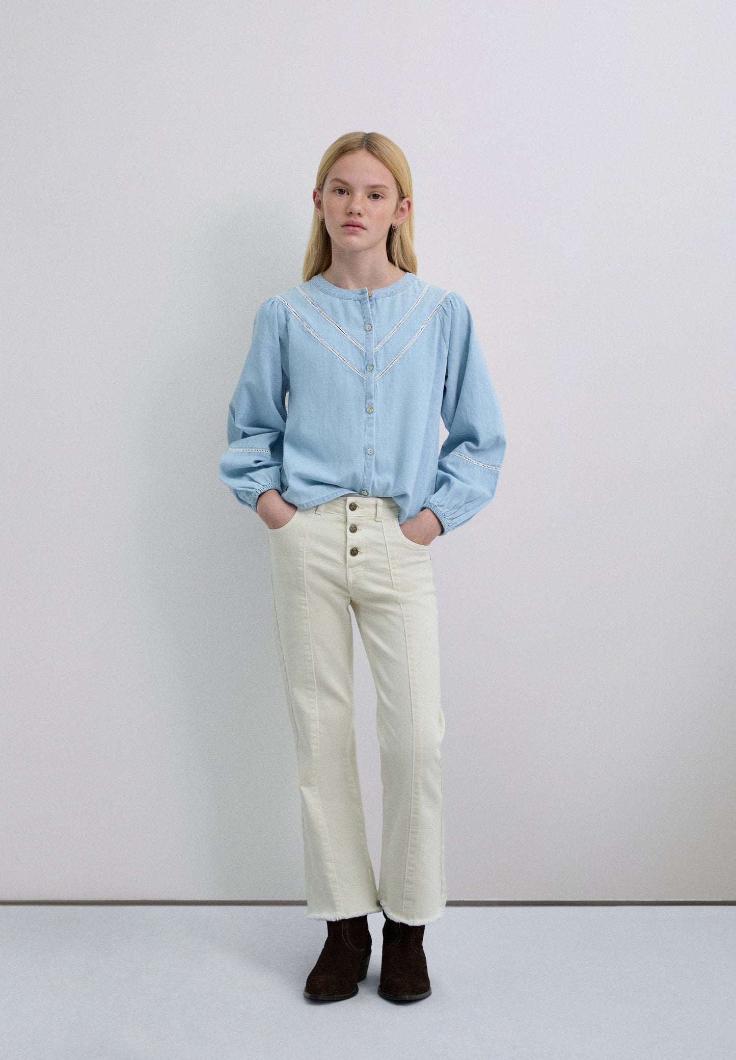 SCAMYDENIMBLOUSE GIRLS