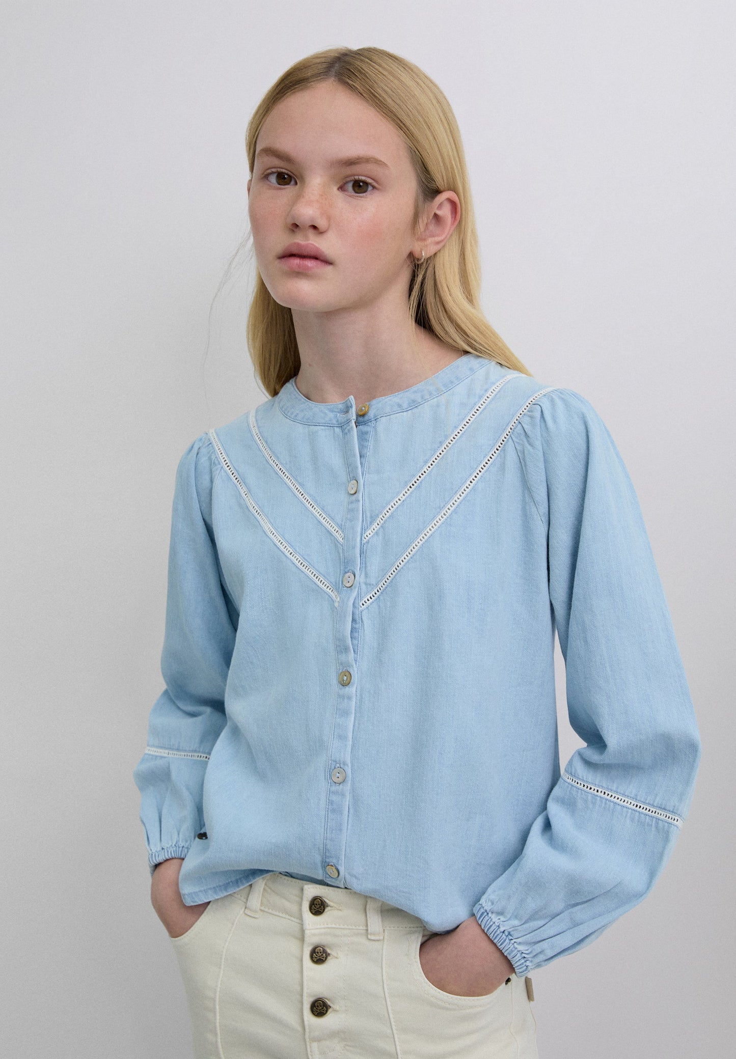 SCAMYDENIMBLOUSE GIRLS