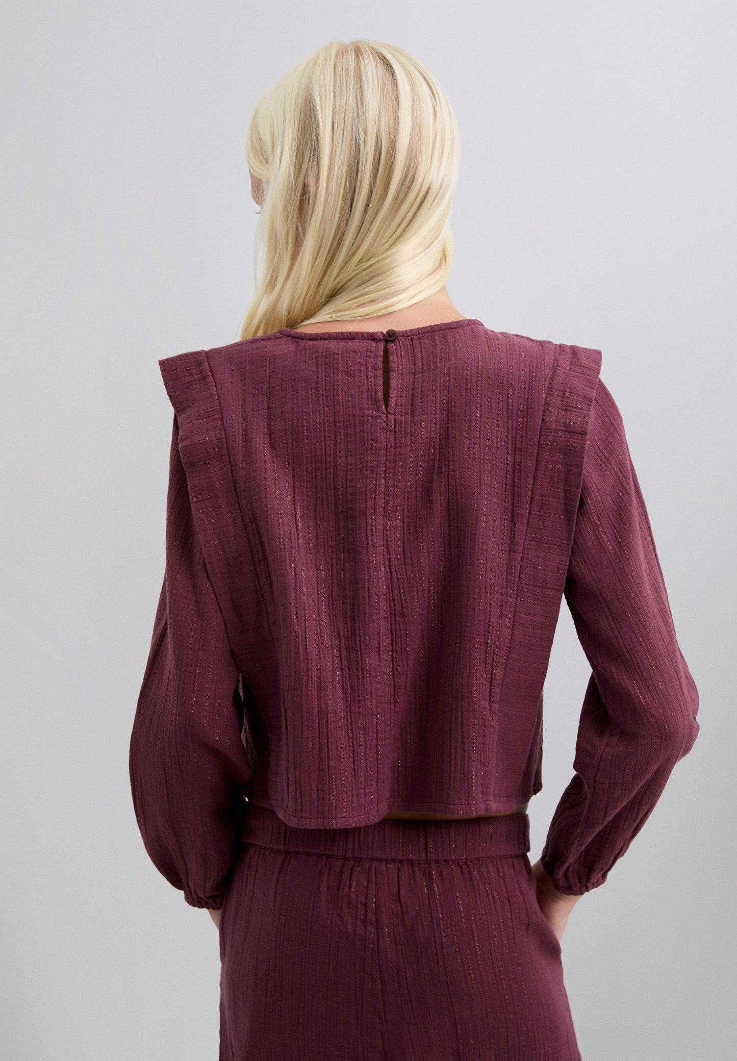 SCSTRIPESLUREXBLOUSE GIRLS