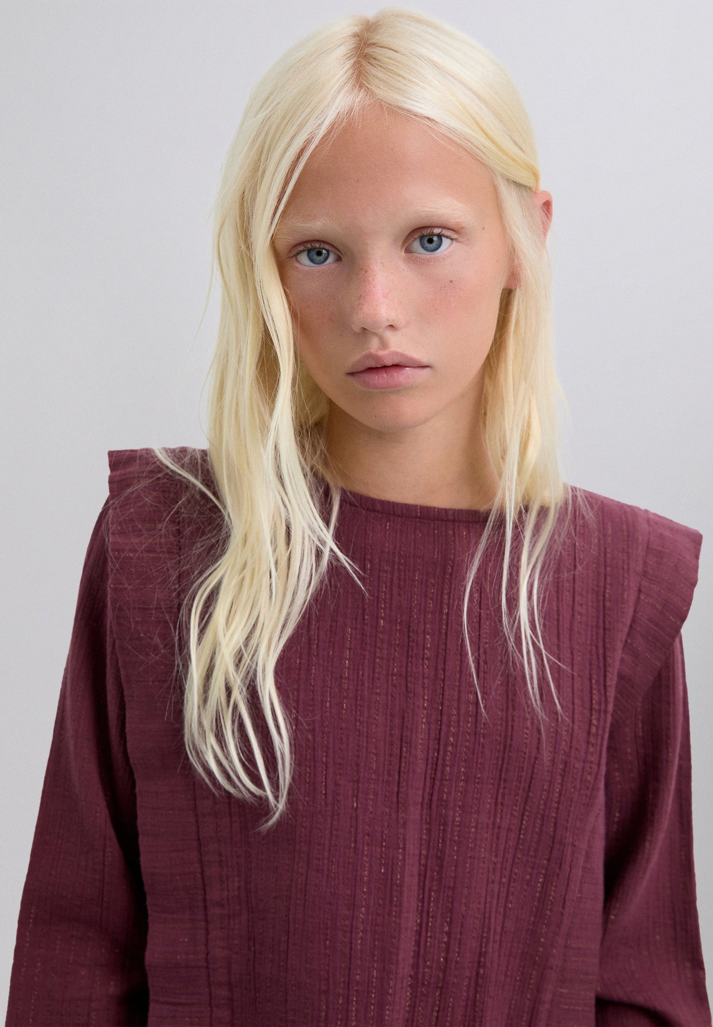 SCSTRIPESLUREXBLOUSE GIRLS
