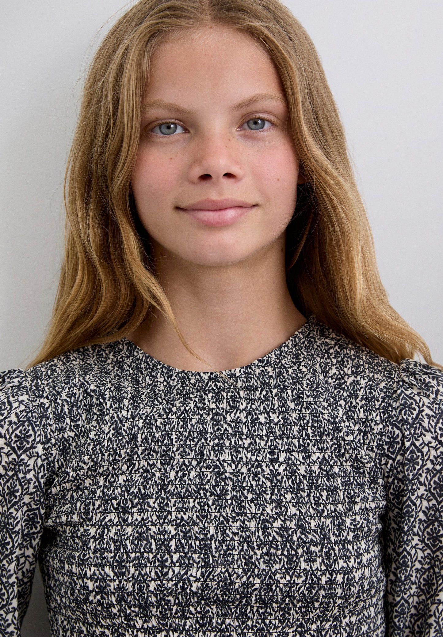 BLOUSE PRINT VOLANT