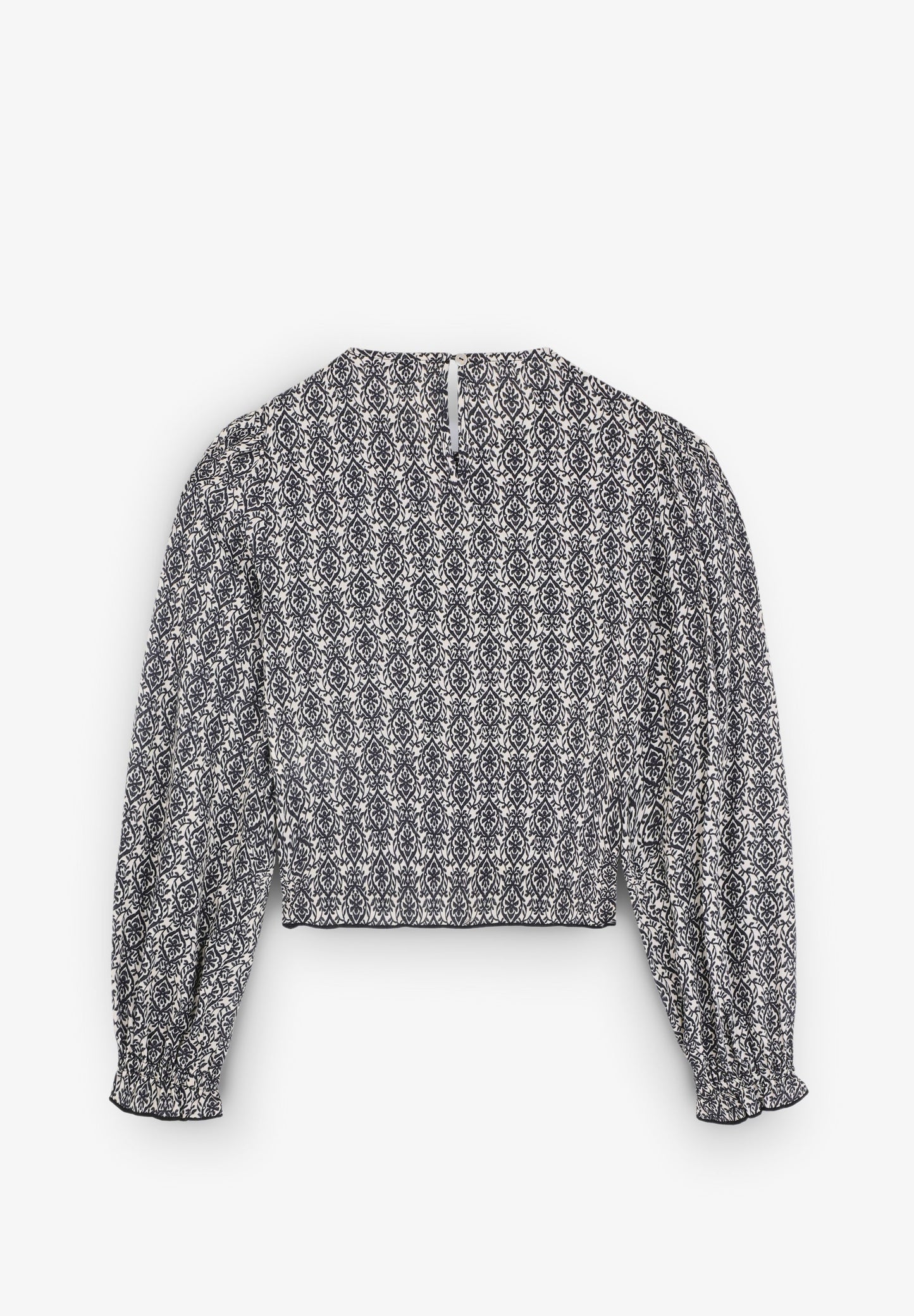BLOUSE PRINT VOLANT