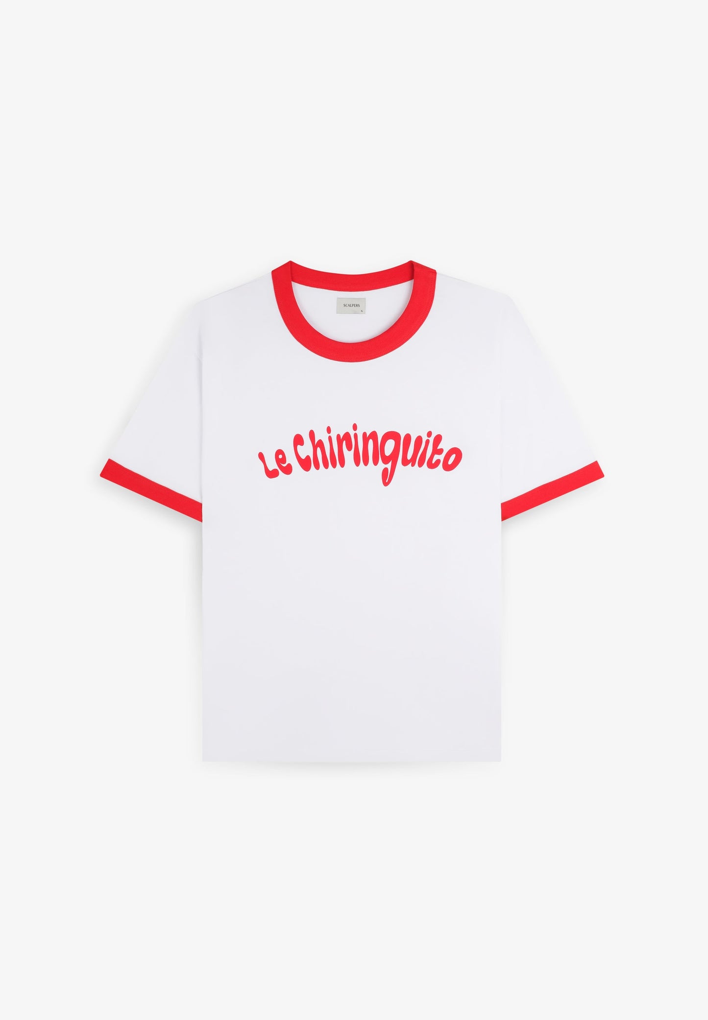 T-SHIRT DOS IMPRIMÉ CONTRASTANT | LE CHIRINGUITO