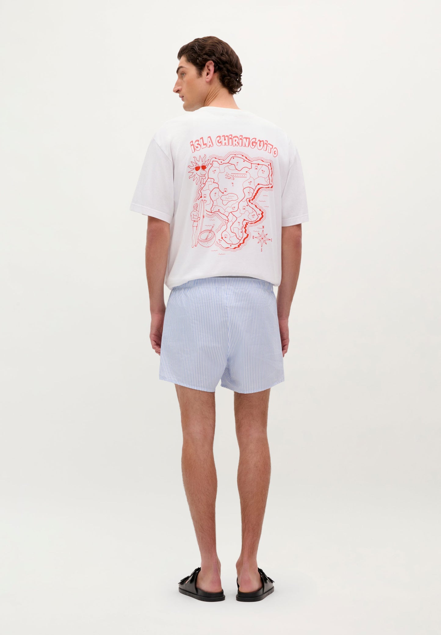 STRIPED PRINT BOXER SHORTS | LE CHIRINGUITO