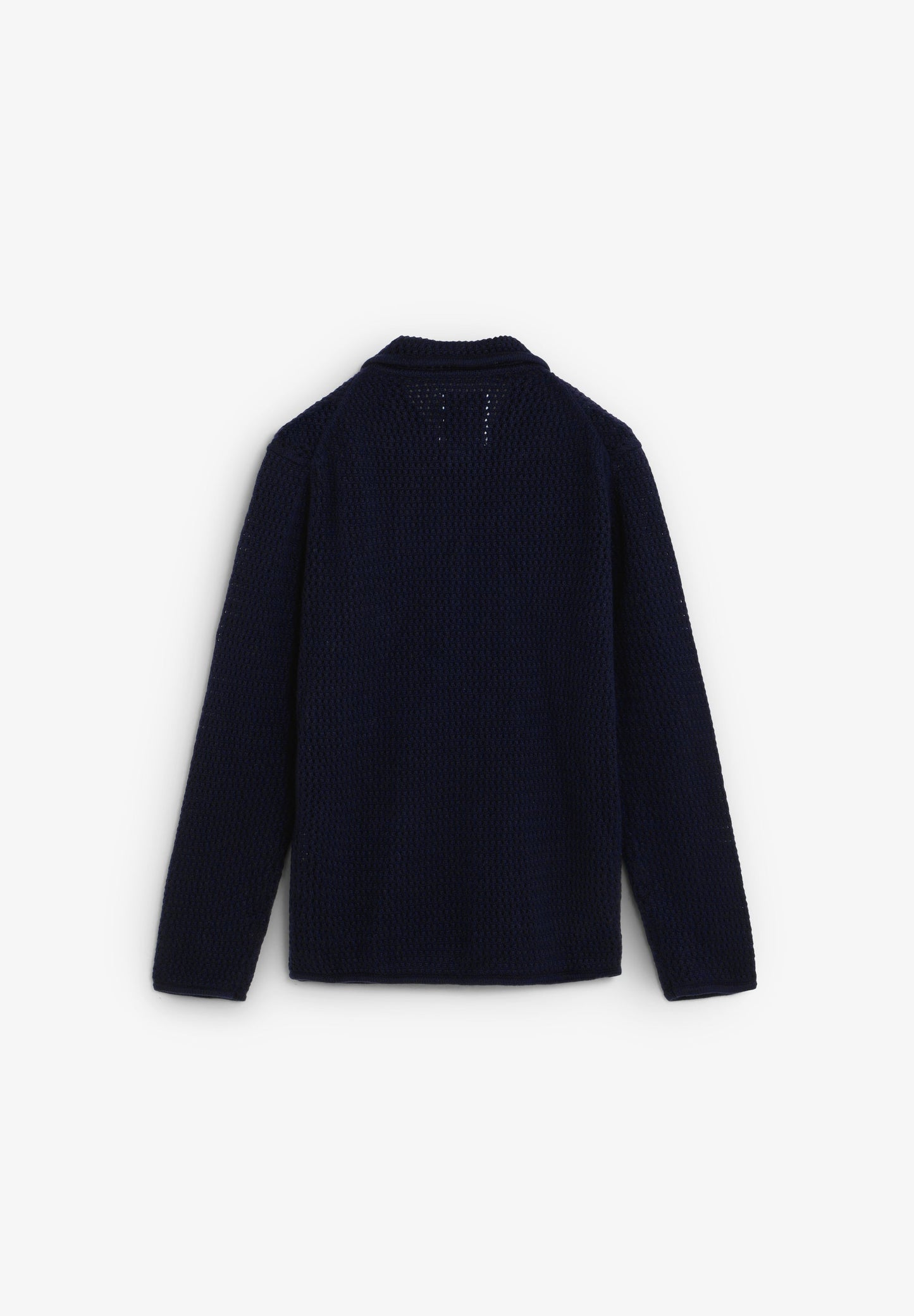 COLLARED WOOL CARDIGAN