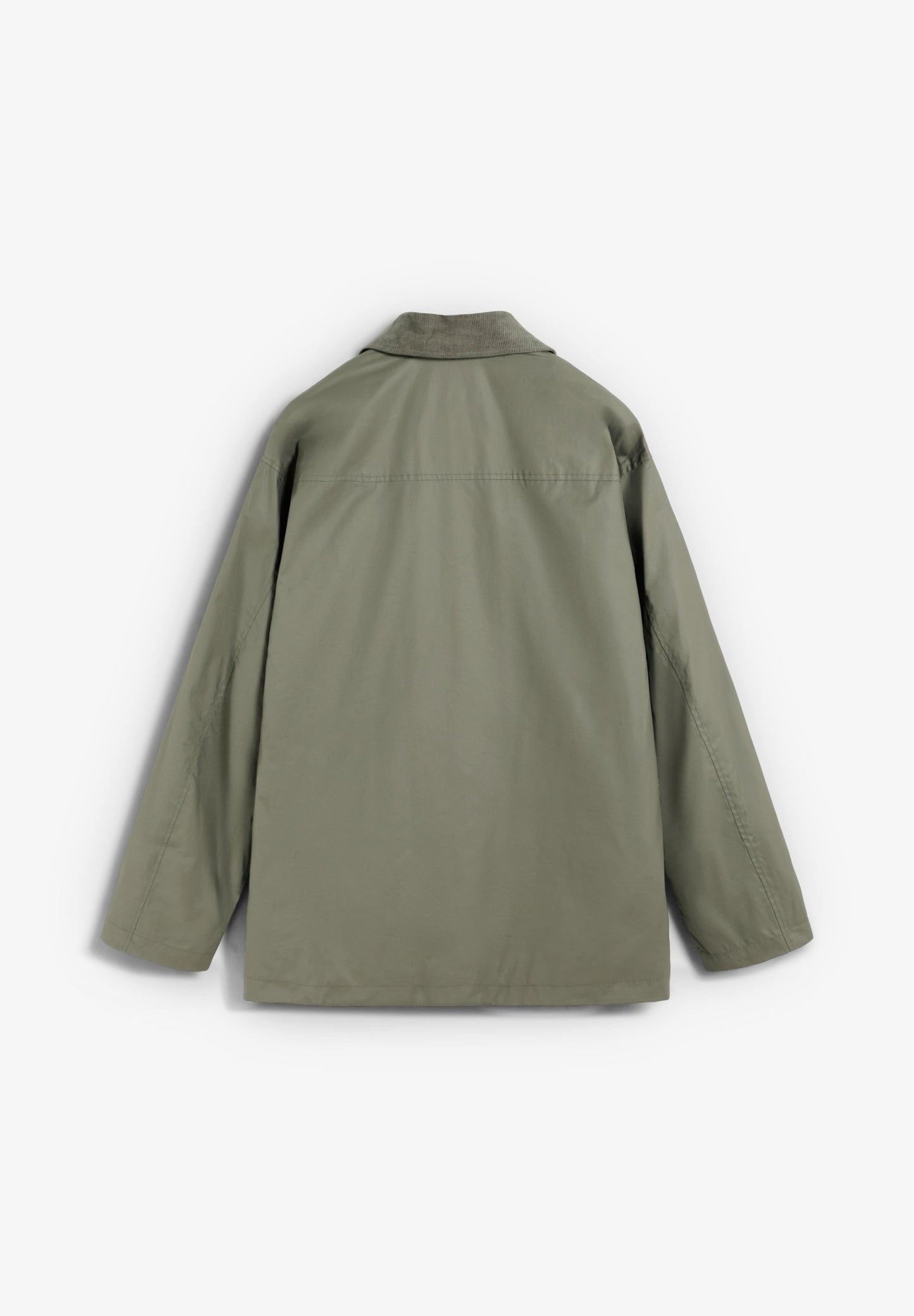 WAXED JACKET WITH SNAP BUTTONS