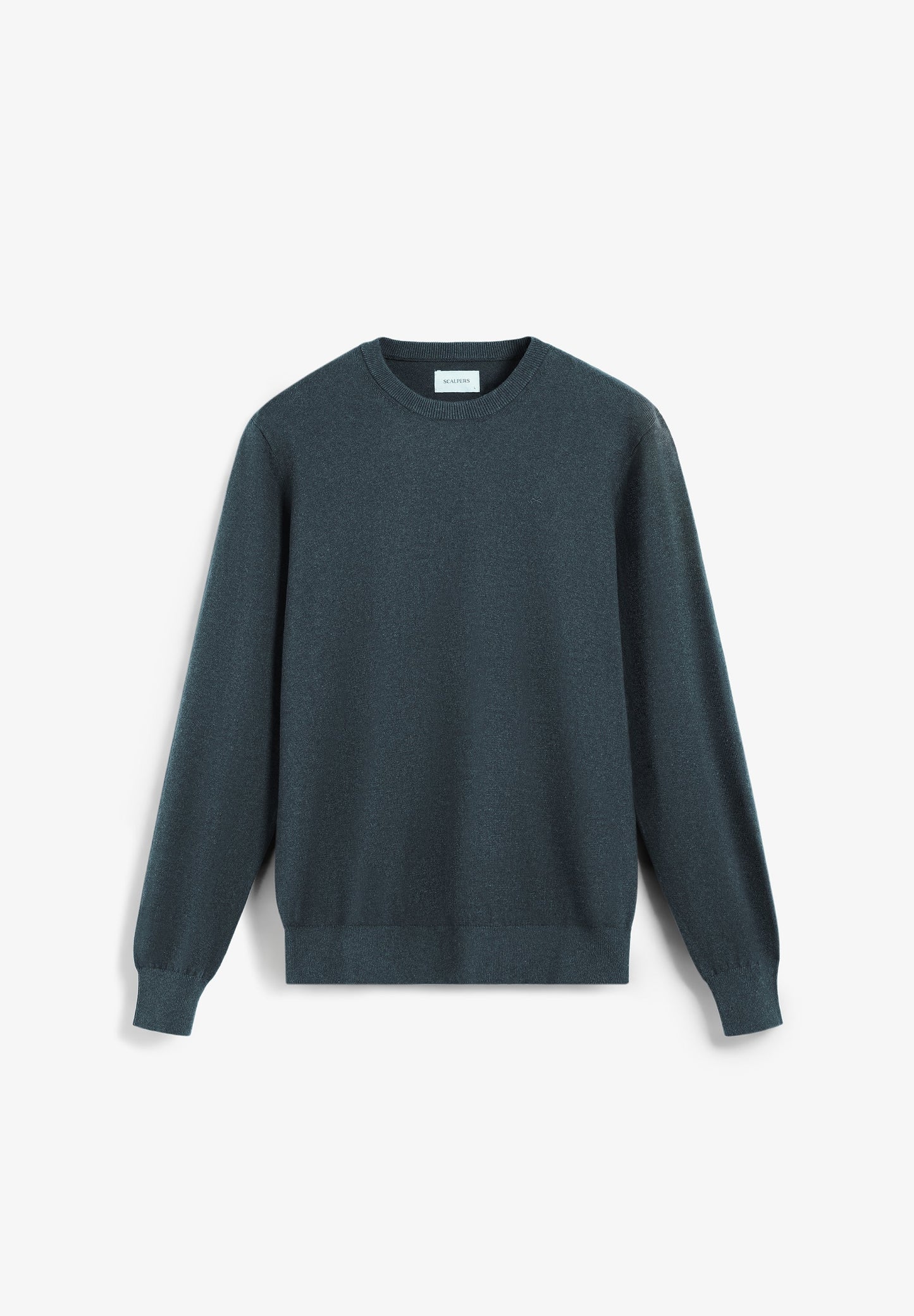 GEBREIDE TRUI LANGE MOUW KATOEN