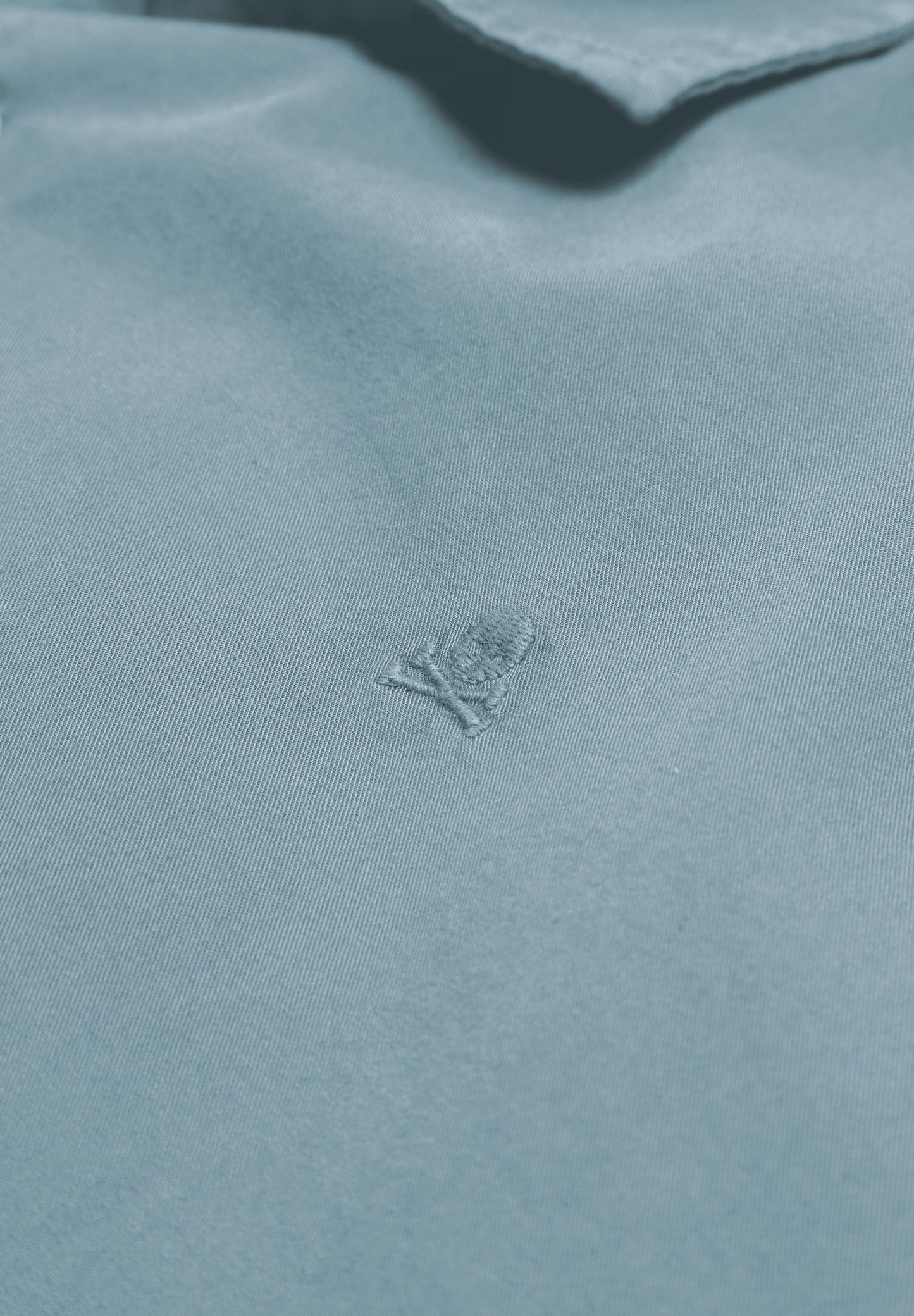 REGULAR FIT GEBORDUURD OVERHEMD