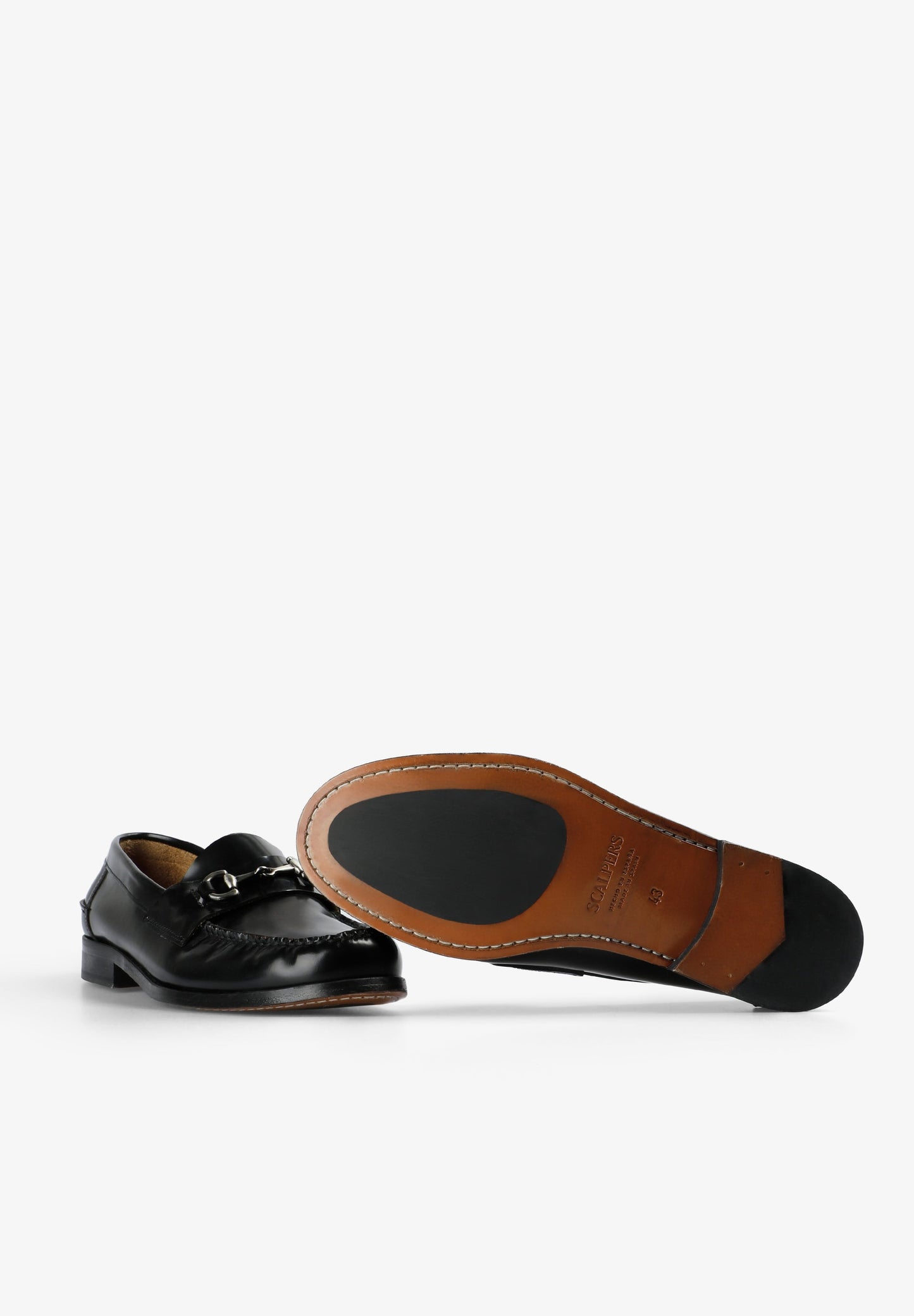 MOCASSINS CUIR BOUCLE