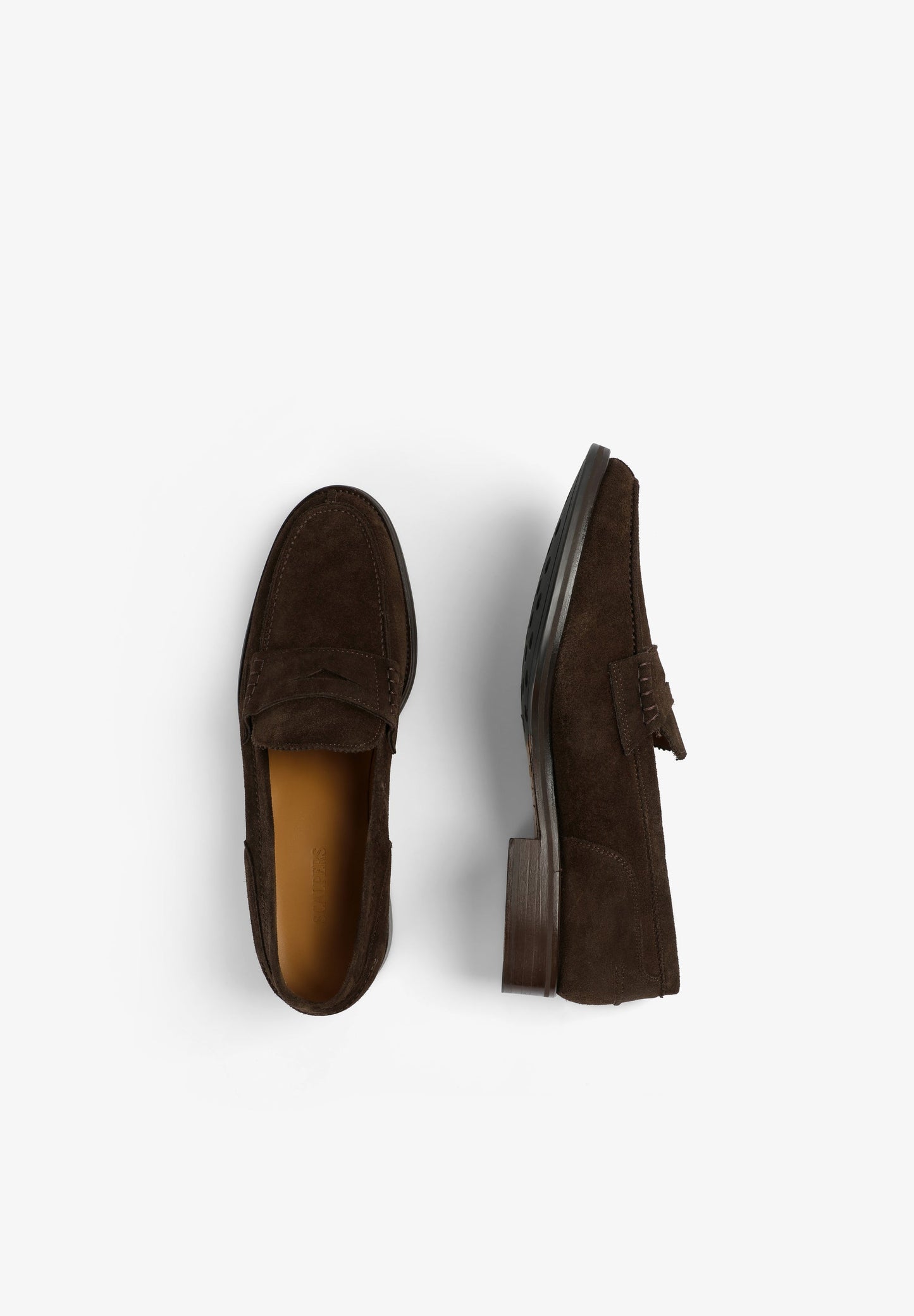 SUEDE PENNY LOAFERS
