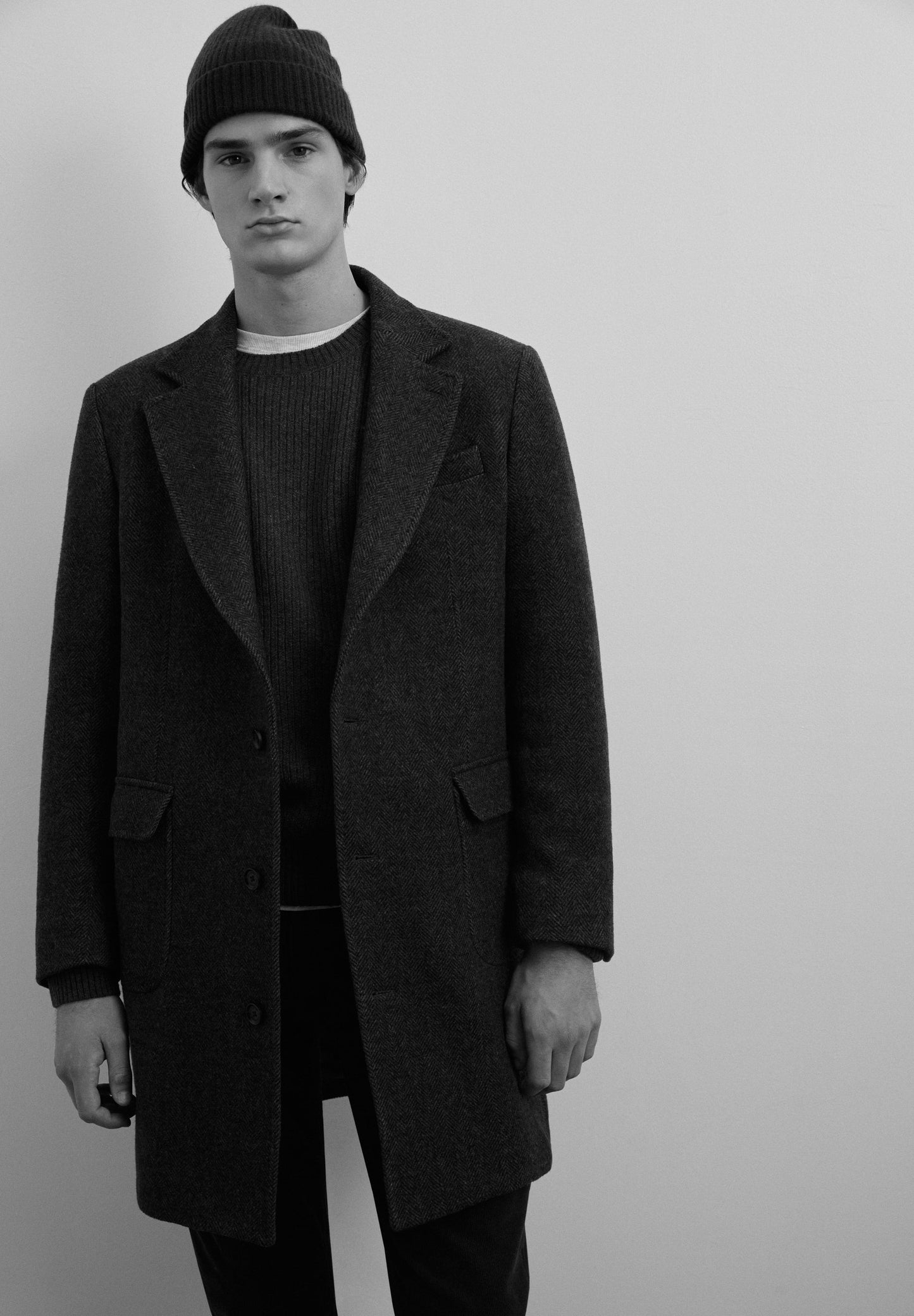 RIBBED MERINO WOOL SWEATER