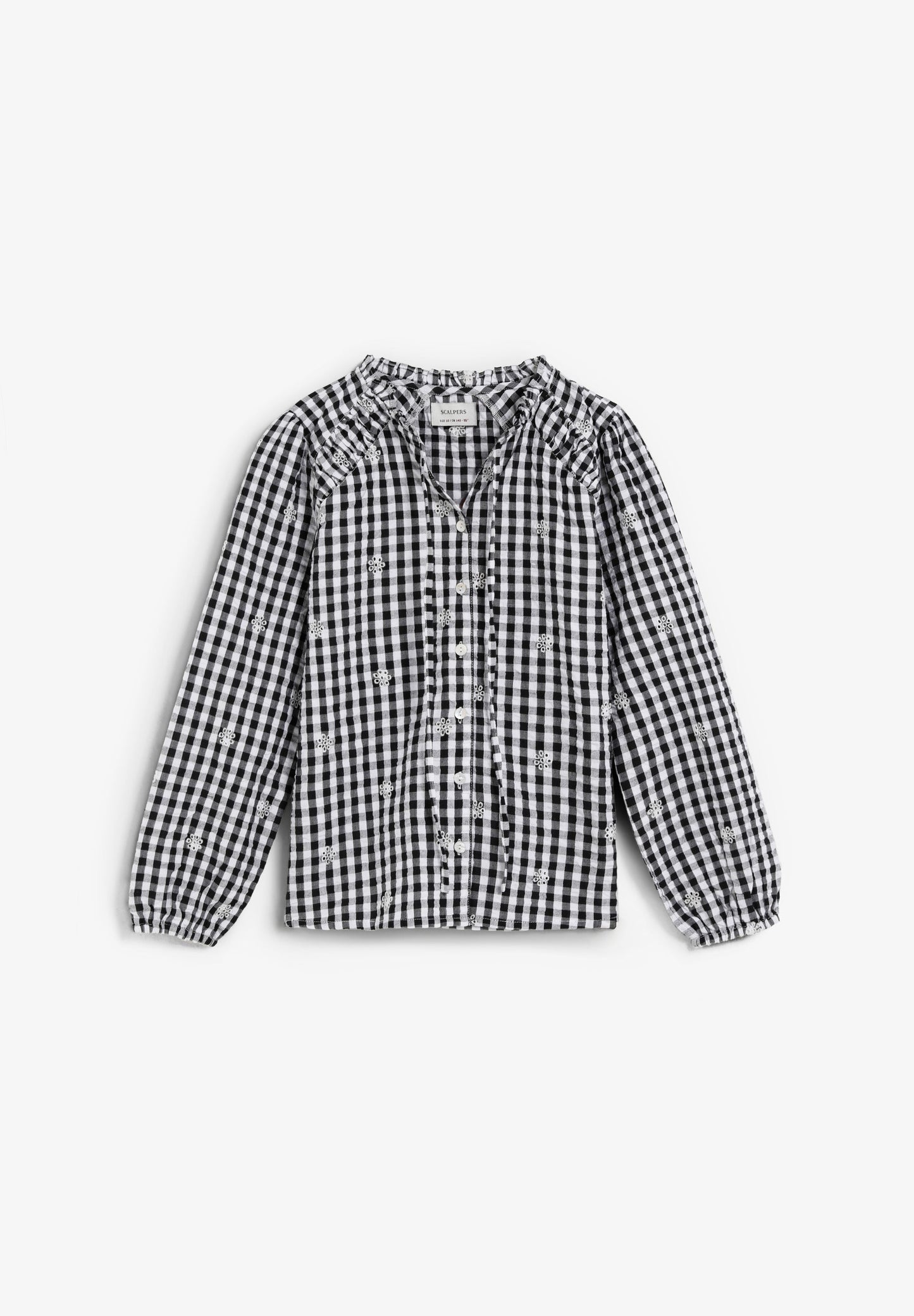 CHEMISE CARREAUX RUBAN