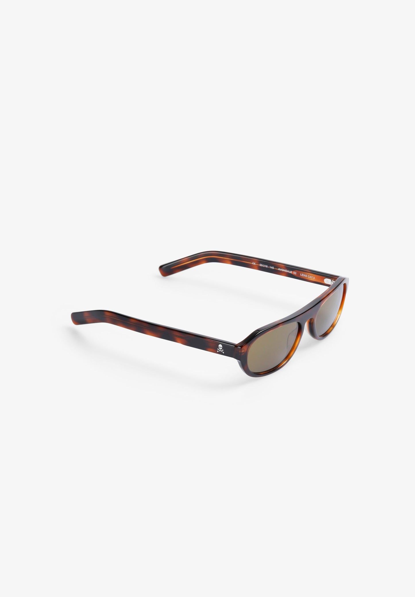 LUNETTES DE SOLEIL OVALES ÉCAILLE