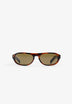OVALE SONNENBRILLE IN SCHILDPATTOPTIK