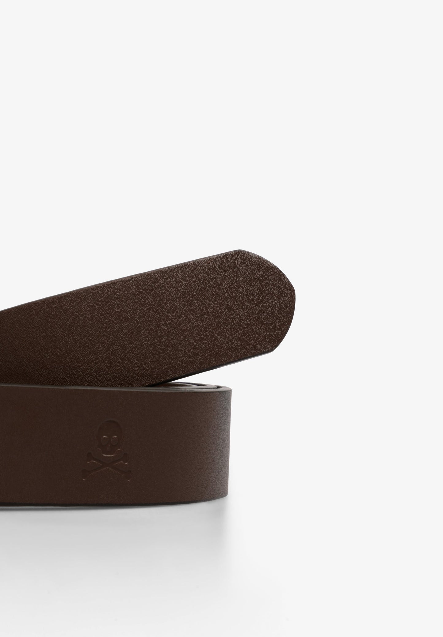 SCETHNIC SKULL LEATHER BELT