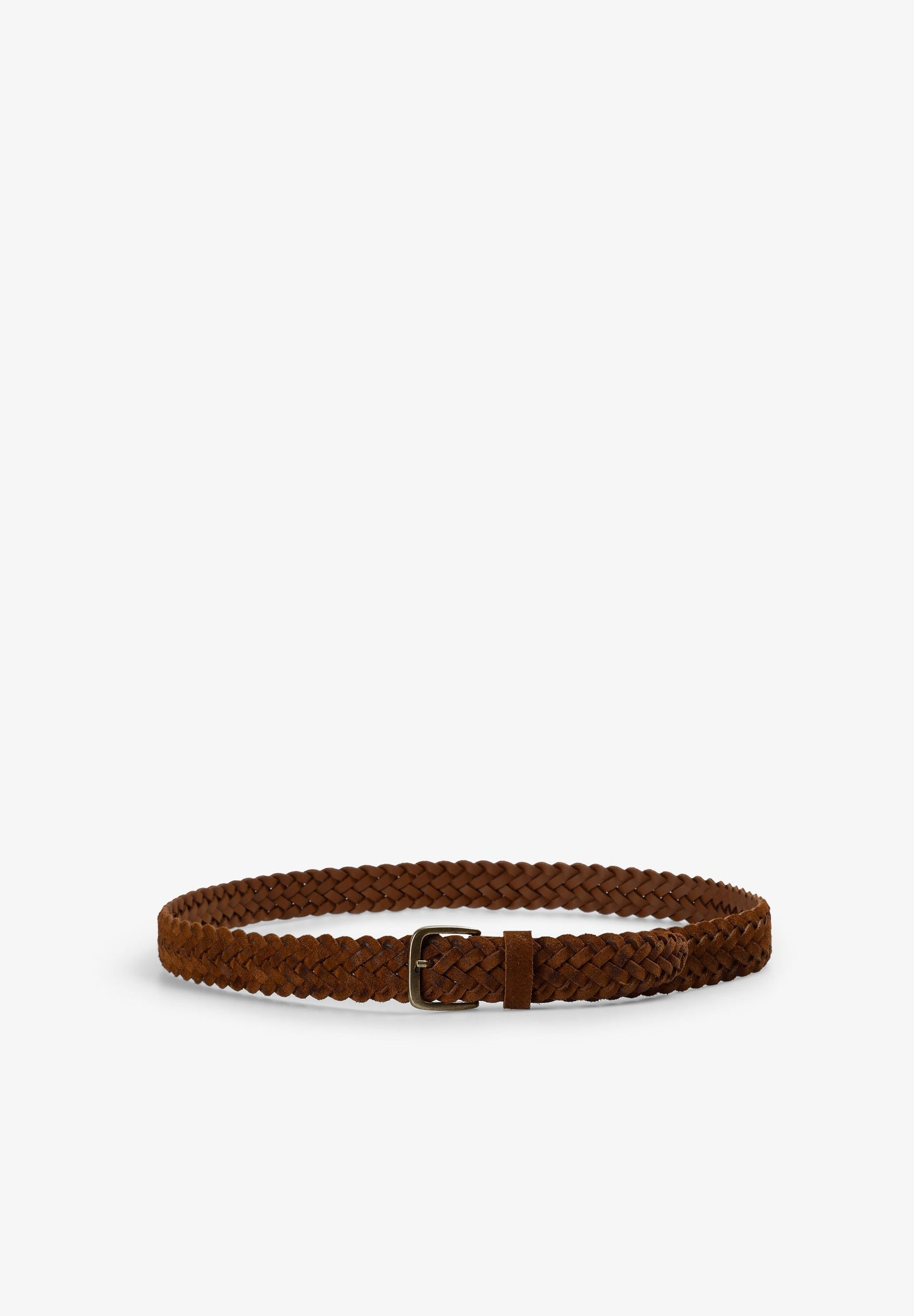 SCBRAIDED SUEDE BELT