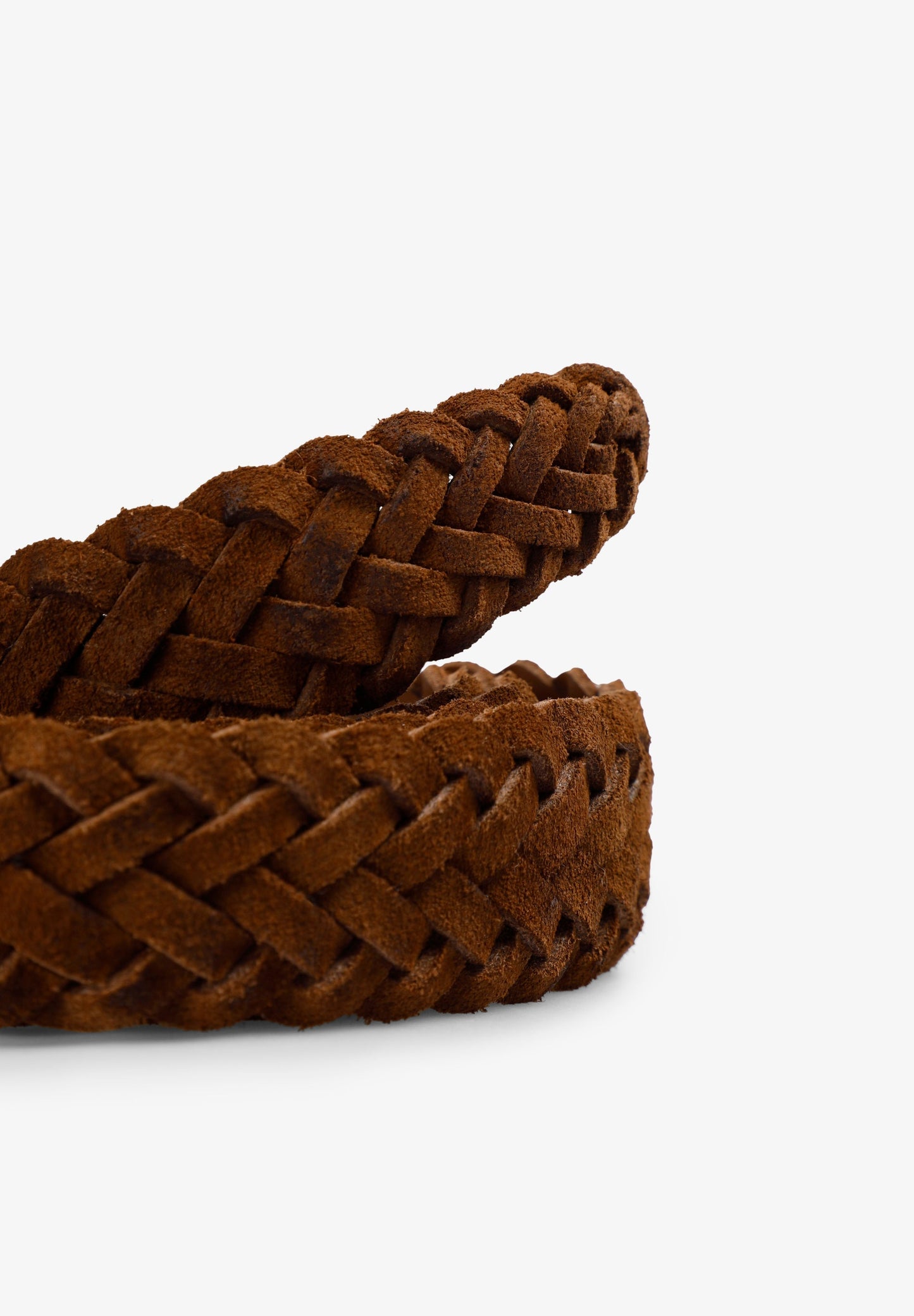 SCBRAIDED SUEDE BELT