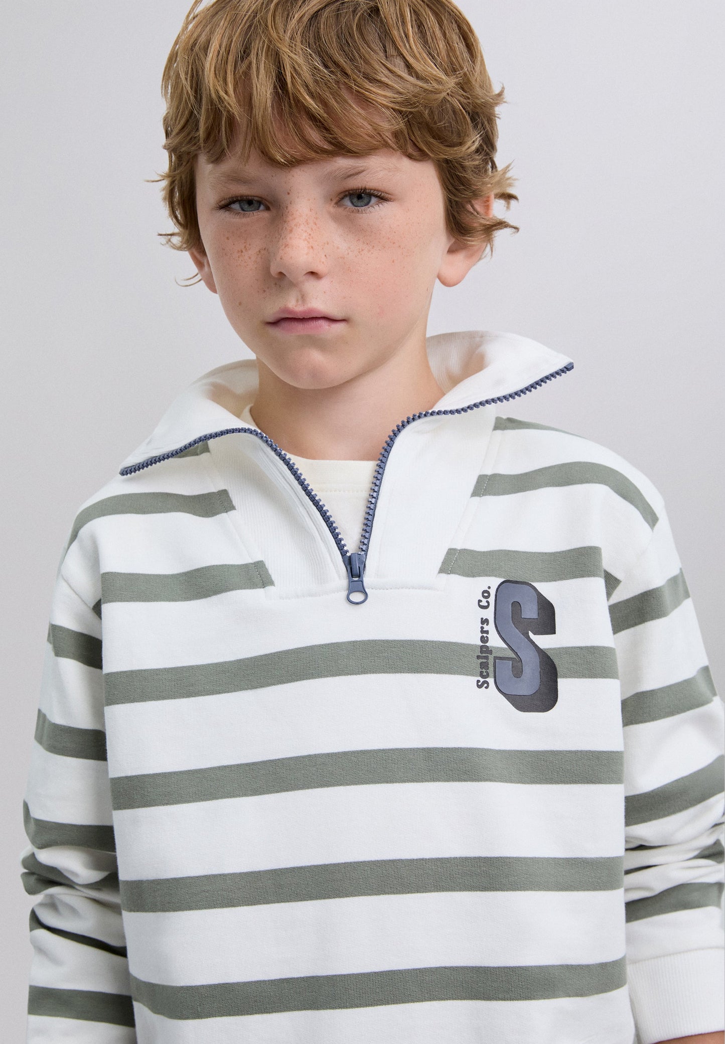 SUDADERA RAYAS CALAVERA