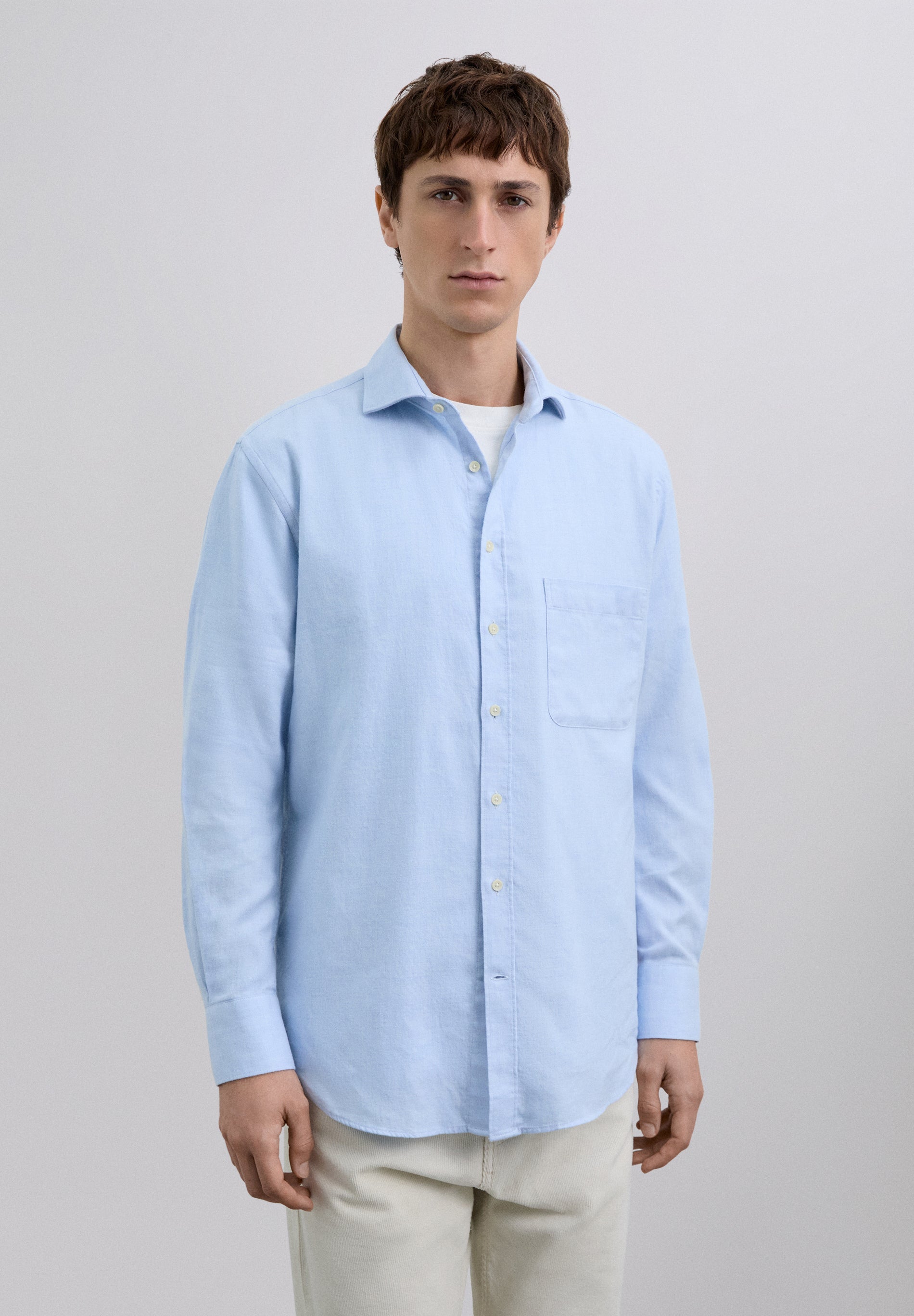 CHEMISE COTON POCHE