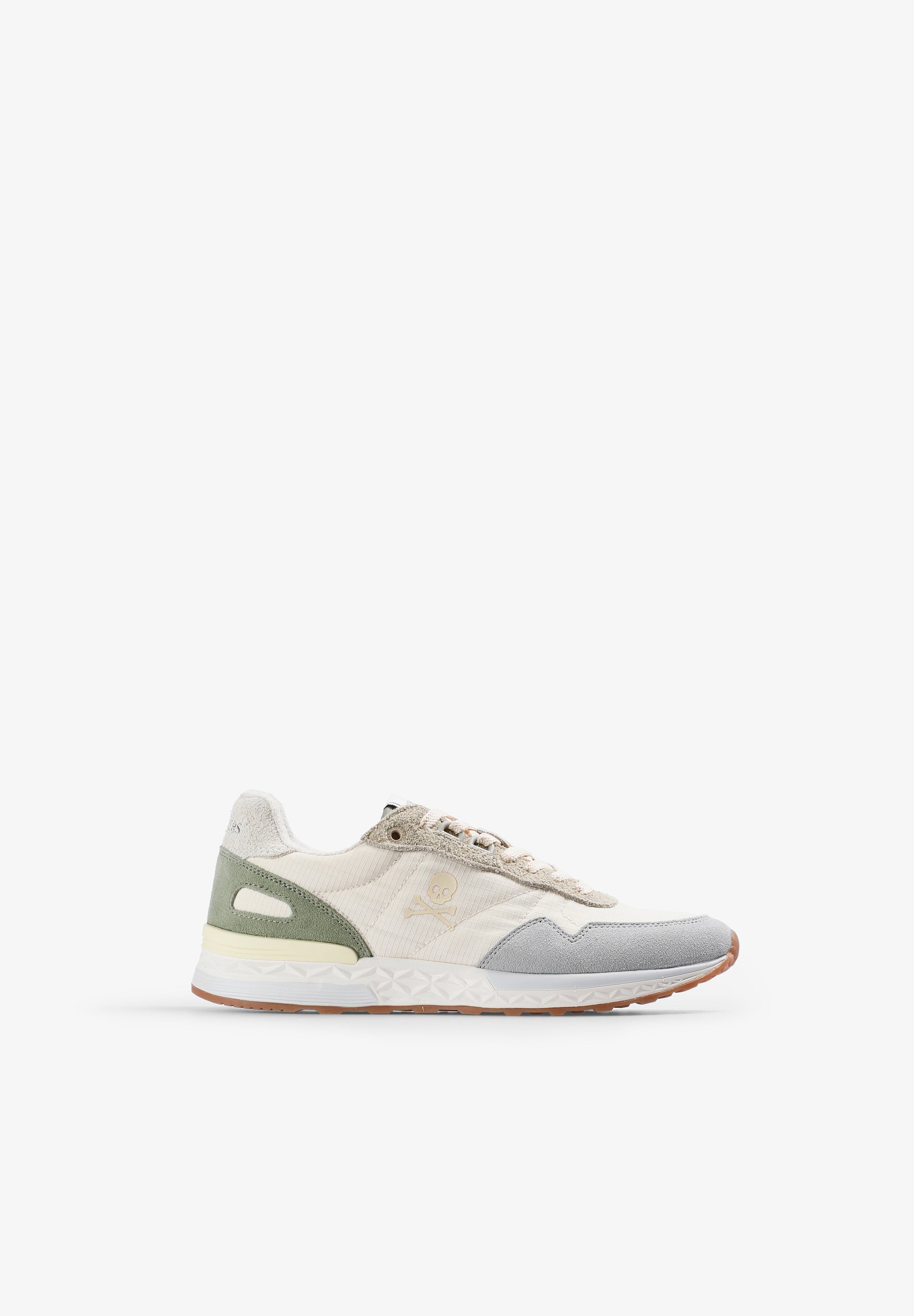 SNEAKER AUS WILDLEDER MIT TOTENKOPF