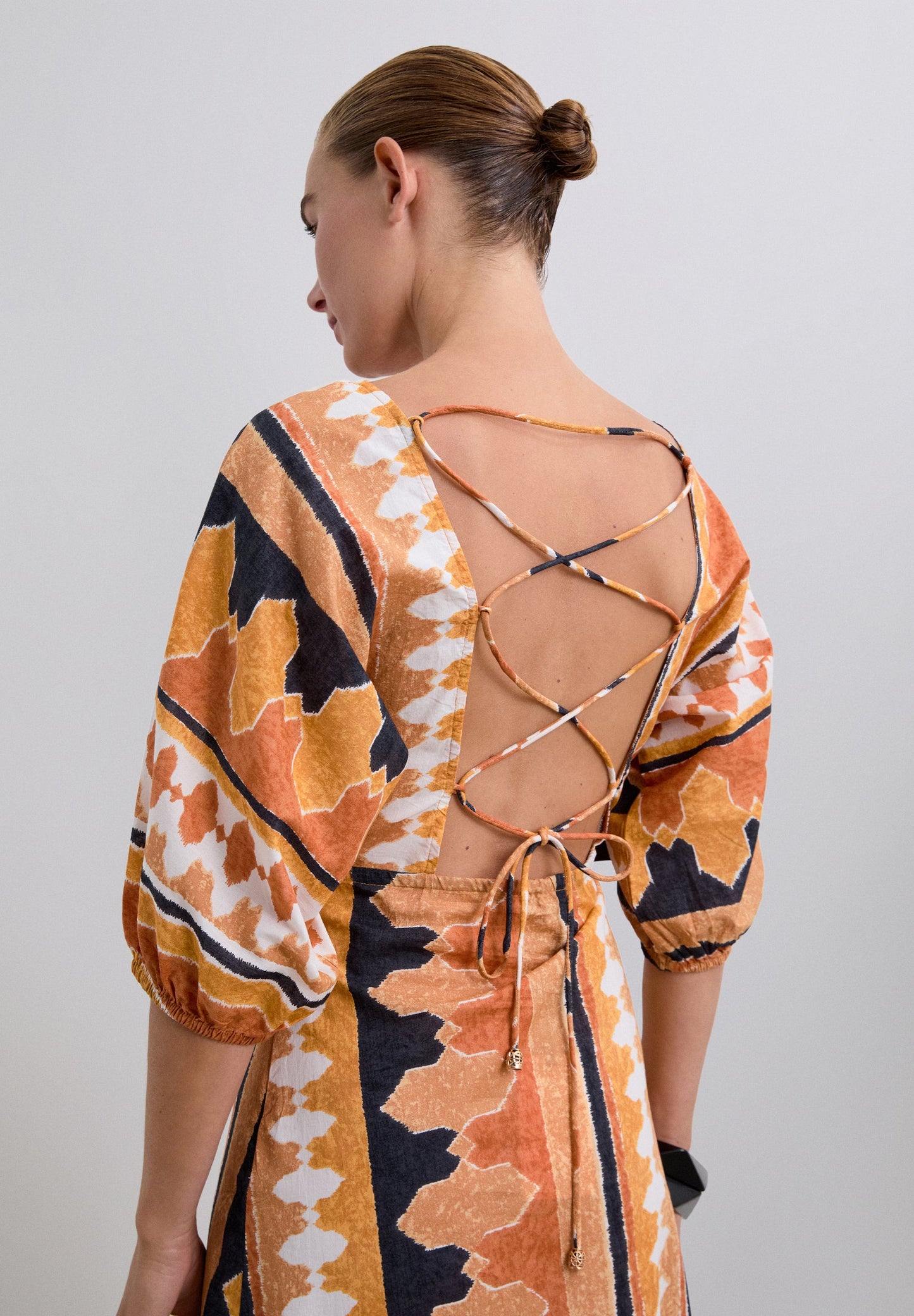 ROBE MIDI ETHNIQUE