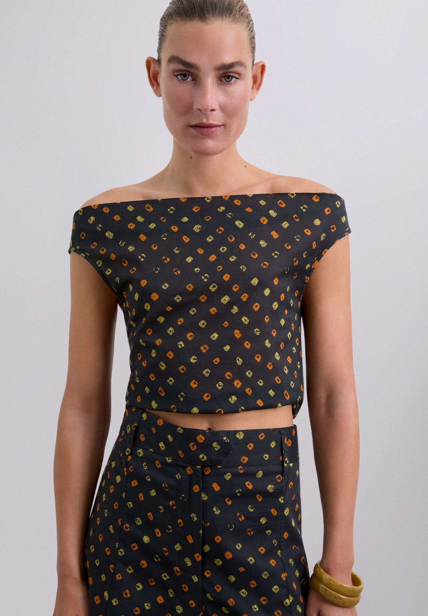 TOP IMPRIMÉ 100 % COTON