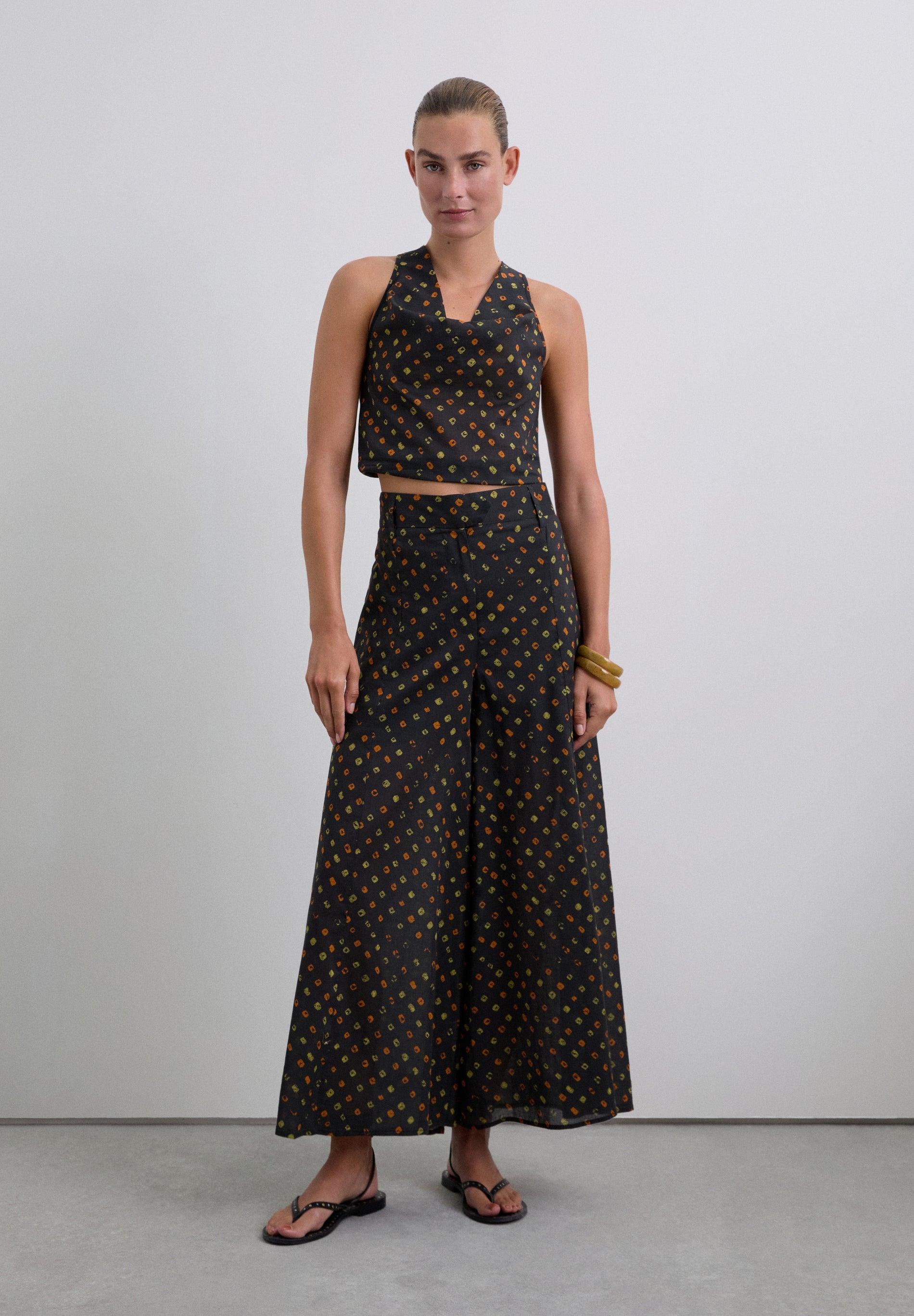 PANTALON IMPRIMÉ 100 % COTON