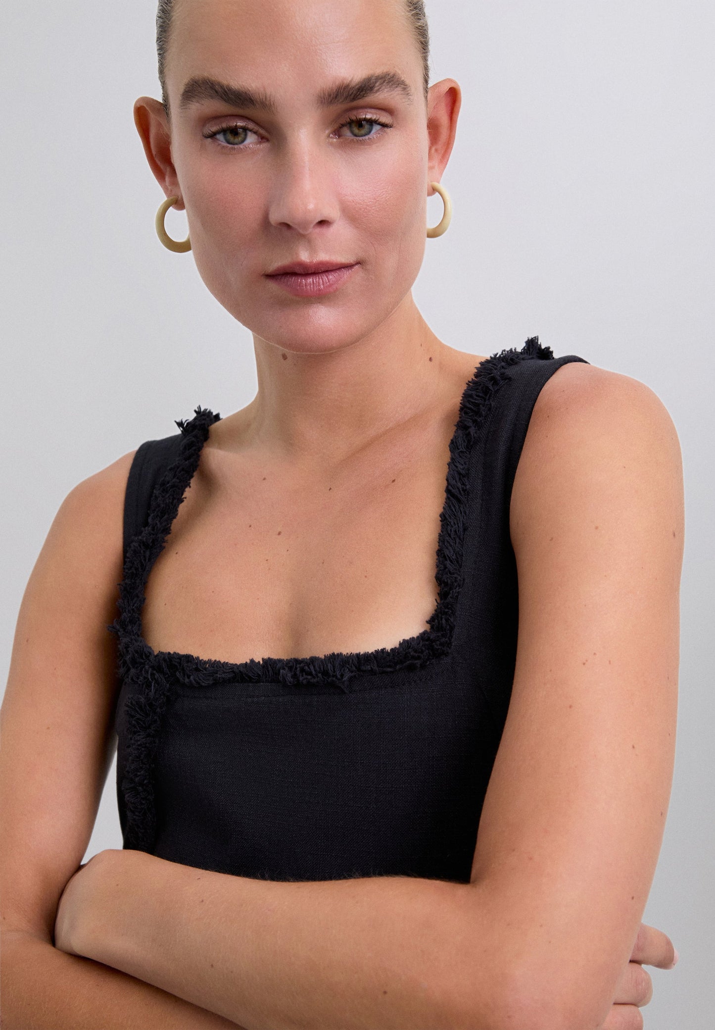 ROBE FRANGES SURPIQÛRES