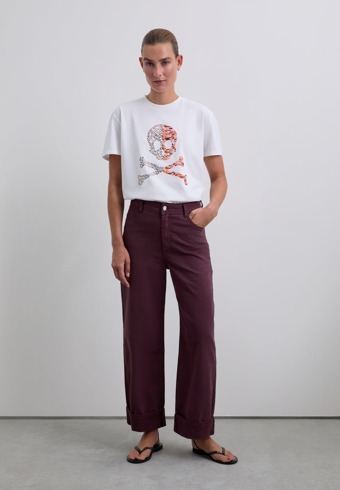 T-SHIRT LOGO IMPRIMÉ SKULL