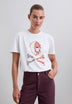 T-SHIRT LOGO IMPRIMÉ SKULL