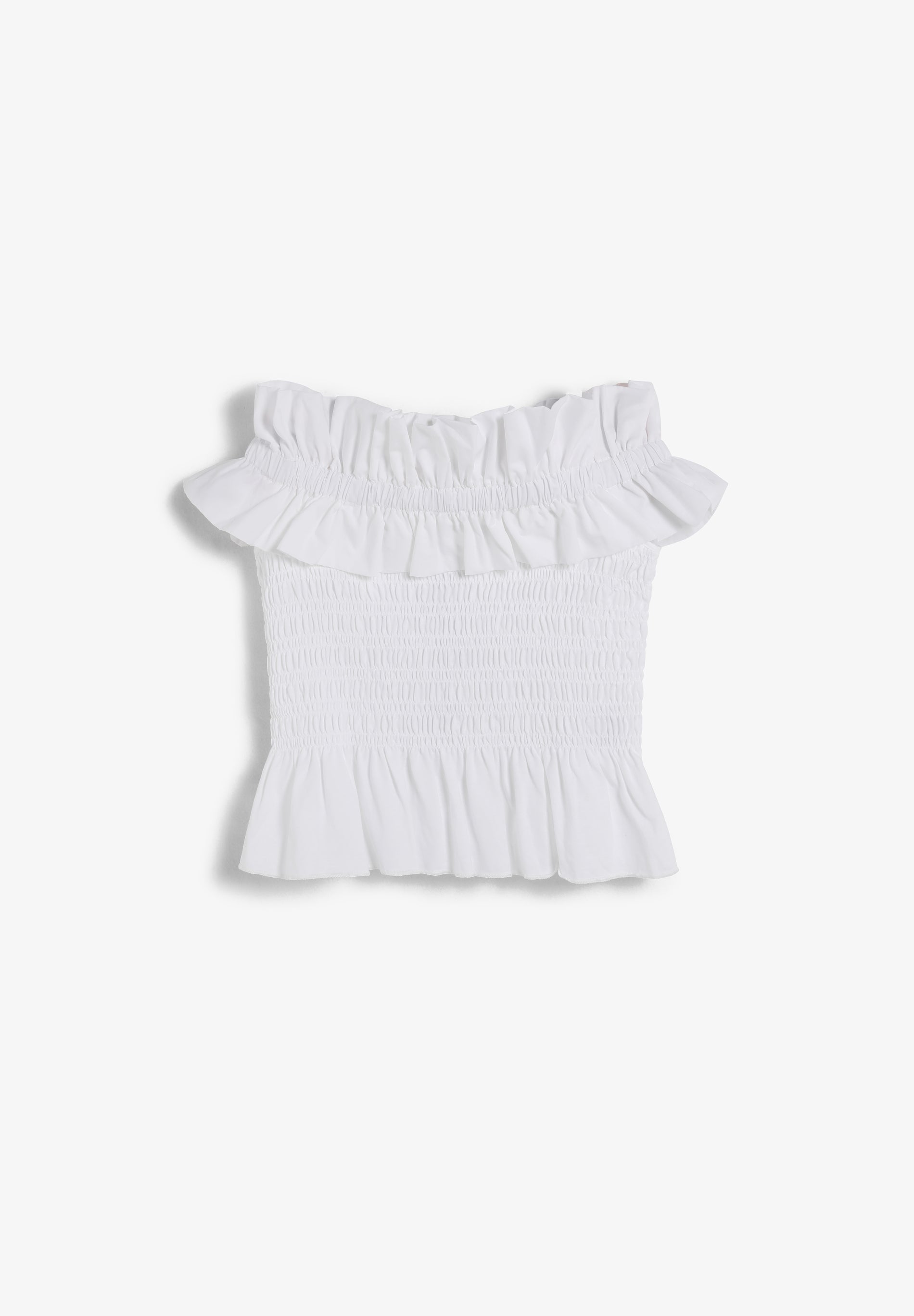 SCOFFSHOULDERPOPLIN TEE